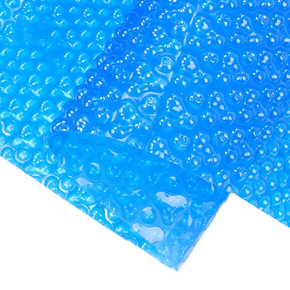 Solar Pool Cover - 5ft x 6ft Blue Tarpaulin Swimming Pool Blanket for Heat Retention | Insulated Hot Tub Bubble Cover for Ground & Rectangular Pools | Perfect for Winter Protection & Solar Heating