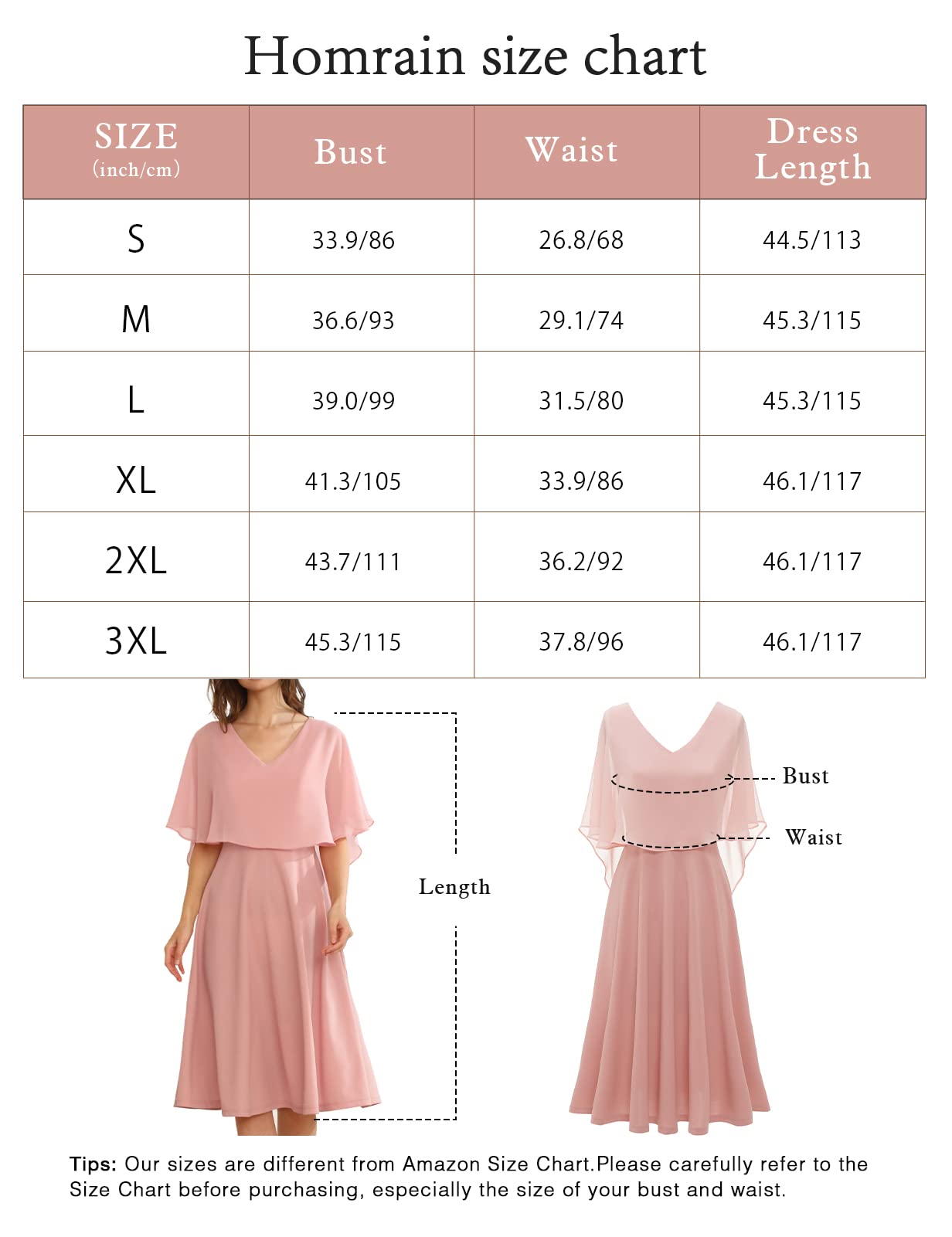 Elegant Women's Sleeveless Chiffon Cape Cocktail Dress for Wedding Guest, Formal Party & Special Occasions