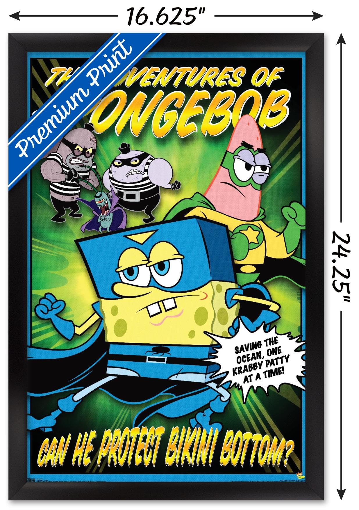 Trends International Nickelodeon SpongeBob SquarePants Funny Wall Poster - 14.725