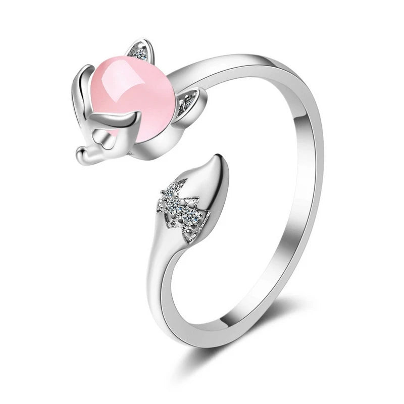 Fox Rings for Girls - Stylish Animal Jewelry for Teens & Women - Perfect for Parties, Gifts & Everyday Wear