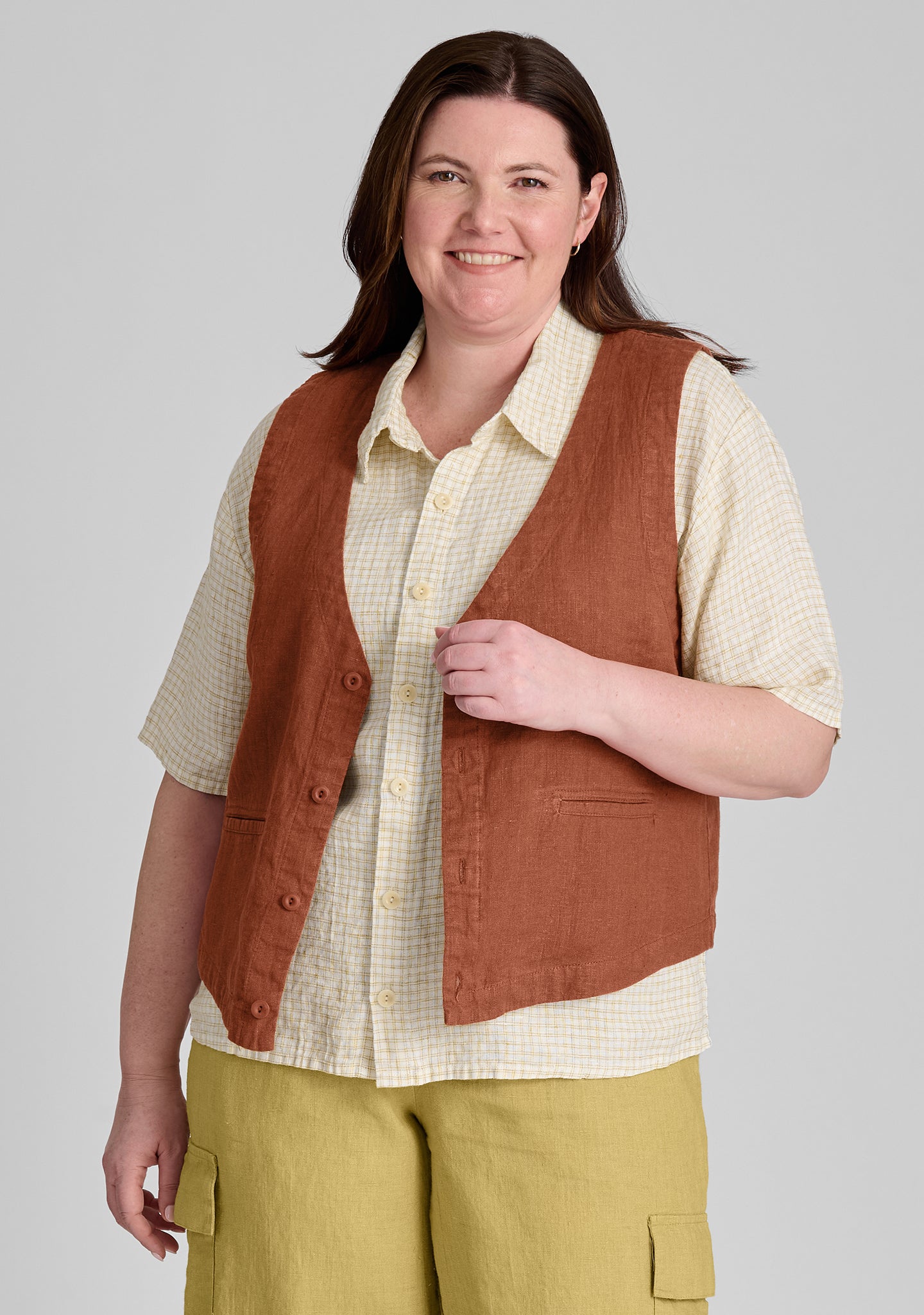 Premium Linen Vest for Men & Women | Breathable Summer Casual Wear | Perfect for Beach, Travel & Outdoor Activities