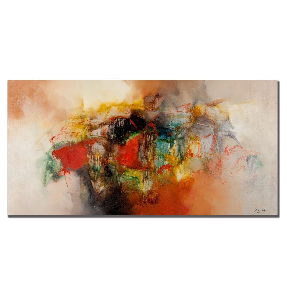 Trademark Fine Art Zavaleta Abstract VI Canvas Wall Art - Modern Home Decor for Living Room, Bedroom & Office