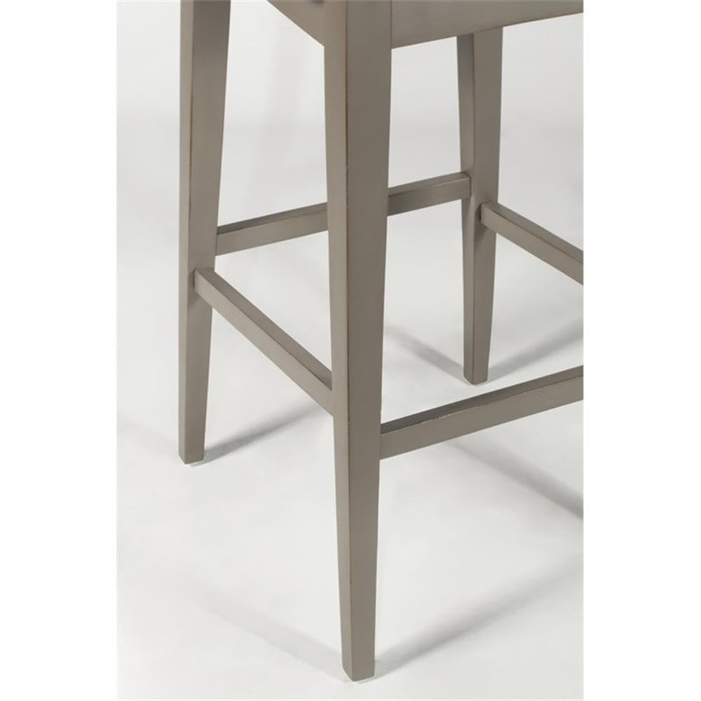 Home Square Furniture Non Swivel Counter Height Bar Stools Set of 2 - Modern Kitchen Island & Breakfast Nook Seating for Home & Restaurant Use