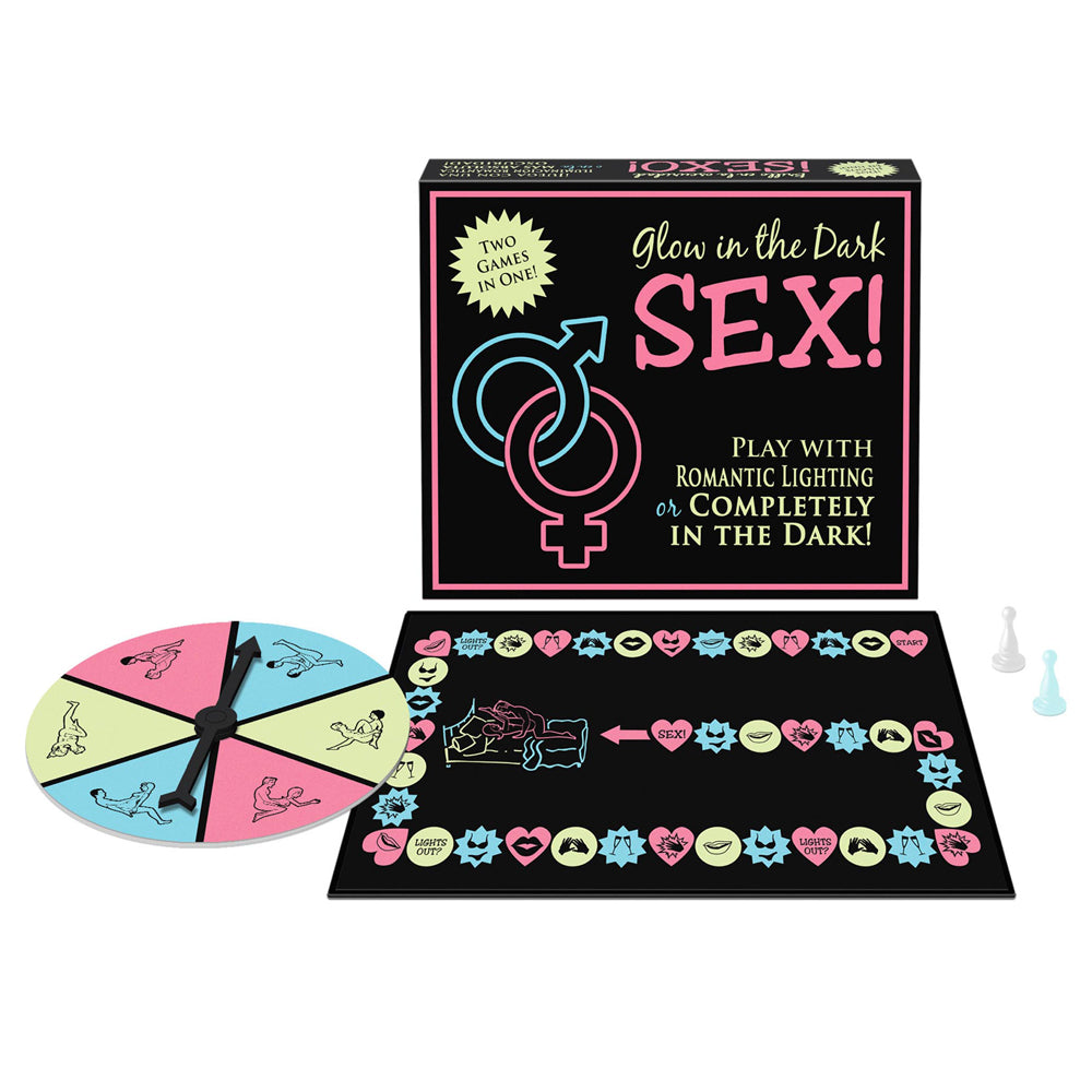 Glow in the Dark Adult Intimacy Board Game - Exciting Couples Night Activity for Romantic Evenings & Date Nights