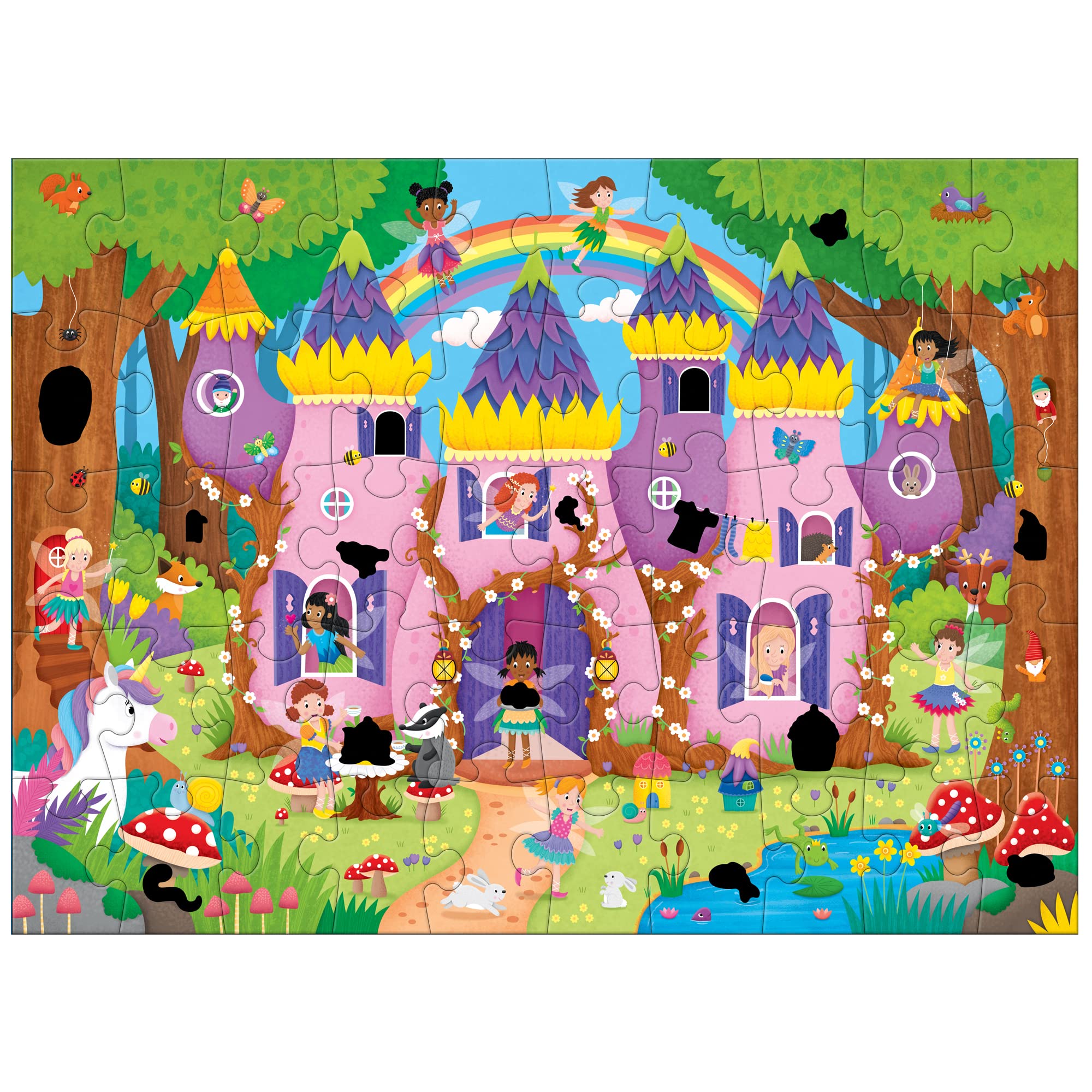 Galt Toys Fairy Palace Magic Jigsaw Puzzle for Kids Ages 4+ | Educational Puzzle Game for Preschoolers | Perfect for Birthday Gifts & Family Game Nights