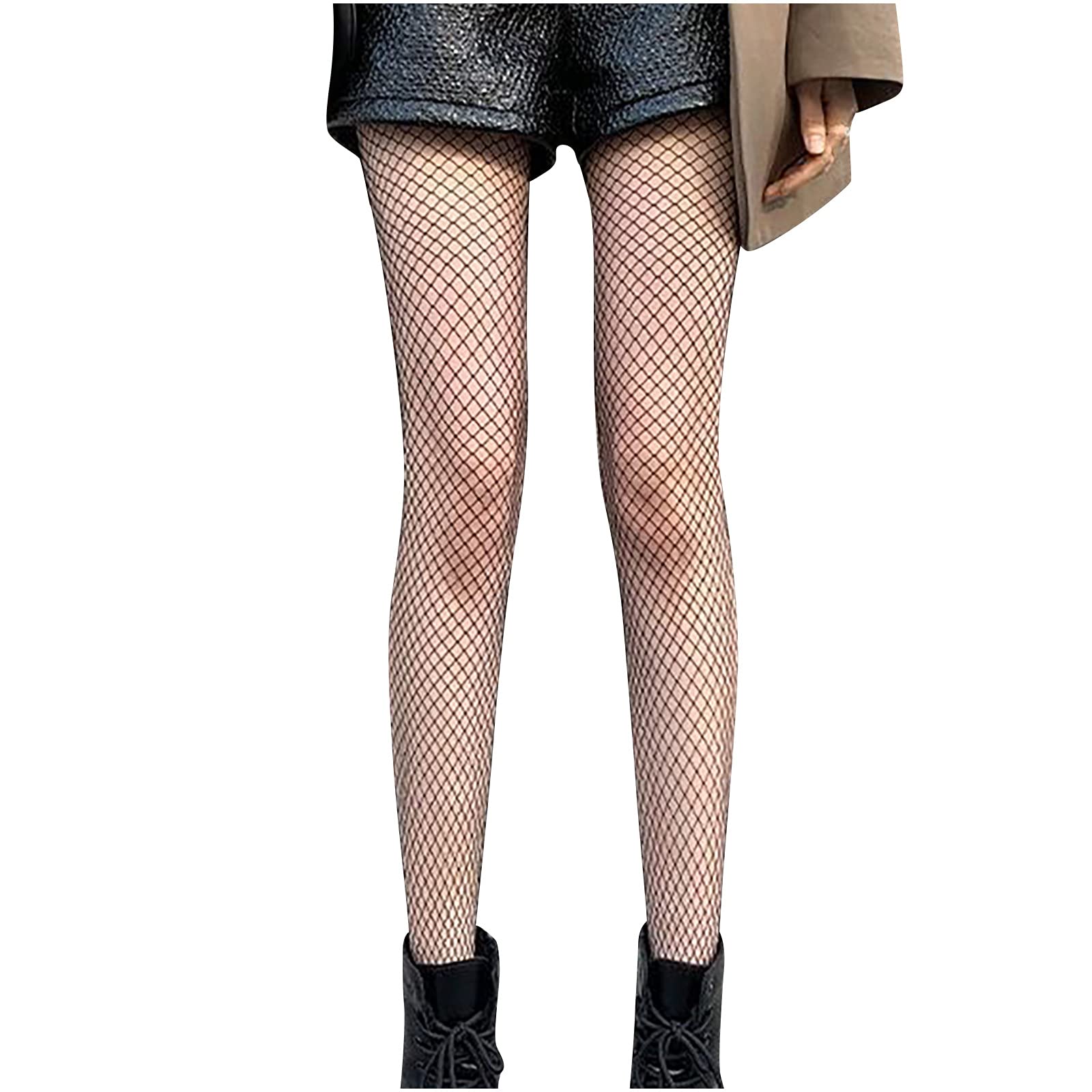 Sexy Fishnet Stockings for Women - Thigh High Tights, High Waist Pantyhose | Perfect for Cosplay, Halloween, and Night Out Outfits