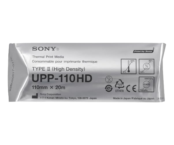 UPP-110HD High Density Printing Paper - 10 Rolls per Box | Premium Quality for Laser & Inkjet Printers | Ideal for Office Documents, Labels & Packaging