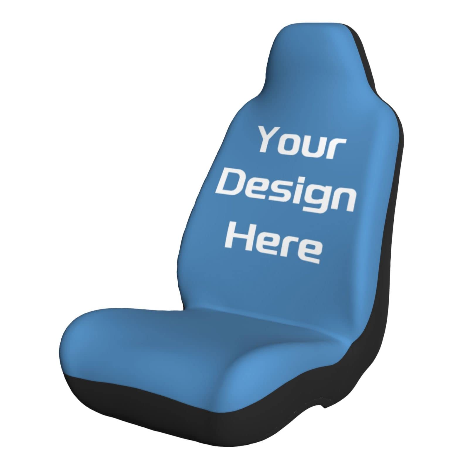 **Custom Personalized Car Seat Covers with Photo – Universal 2-Piece Set for Cars, Trucks & SUVs – Durable & Stylish for Daily Commute, Road Trips & Family Travel**