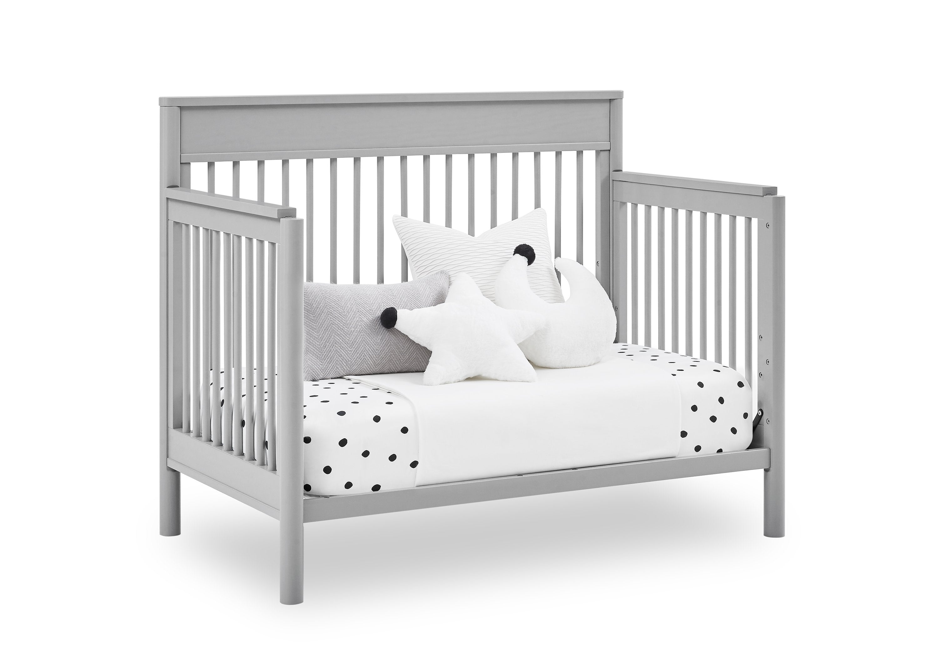 Remy 6-in-1 Convertible Baby Crib - Toddler Bed, Daybed & Full-Size Bed | Safe & Durable Nursery Furniture for Newborn to Adult | Perfect for Nursery, Bedroom & Guest Room
