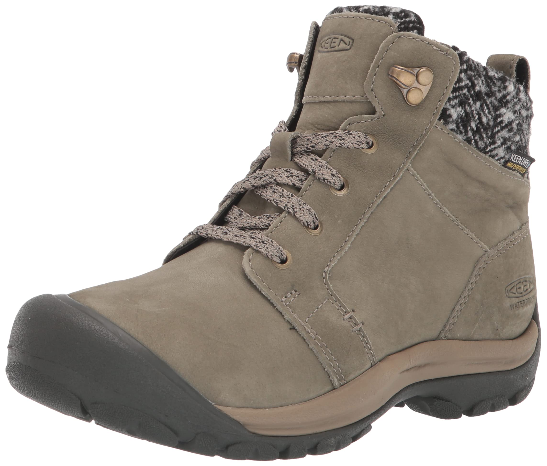 KEEN Women's Kaci 2 Winter Mid Height Waterproof Snow Boots - Warm Insulated Hiking Boots for Cold Weather, Snowshoeing & Outdoor Winter Activities