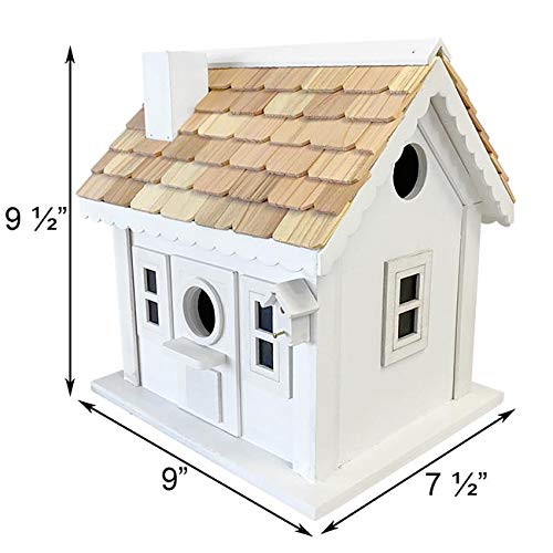 Charming Wooden Bird House for Condo & Home - Attract Wild Birds to Your Garden or Balcony - Perfect for Outdoor Decoration & Bird Watching