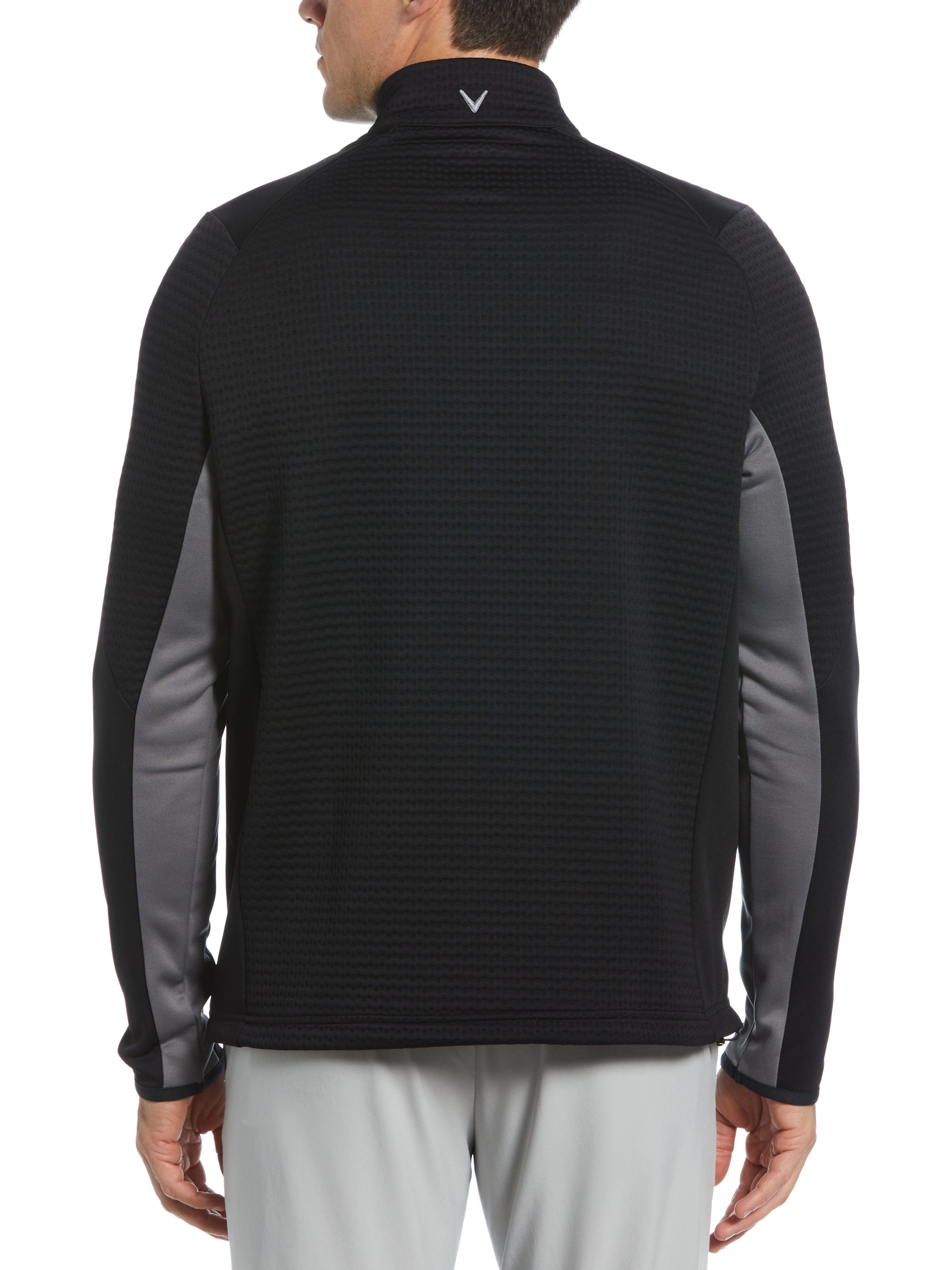 Men's Textured 1/4 Zip Golf Pullover Sweater - Lightweight & Breathable Performance Top for Golf, Casual Wear & Outdoor Activities