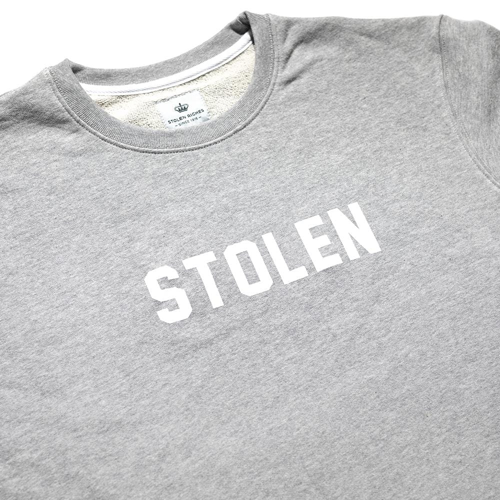 Grey Crew Neck Logo T-Shirt for Men - Soft Cotton Casual Tee for Everyday Wear | Perfect for Streetwear, Gym & Lounge
