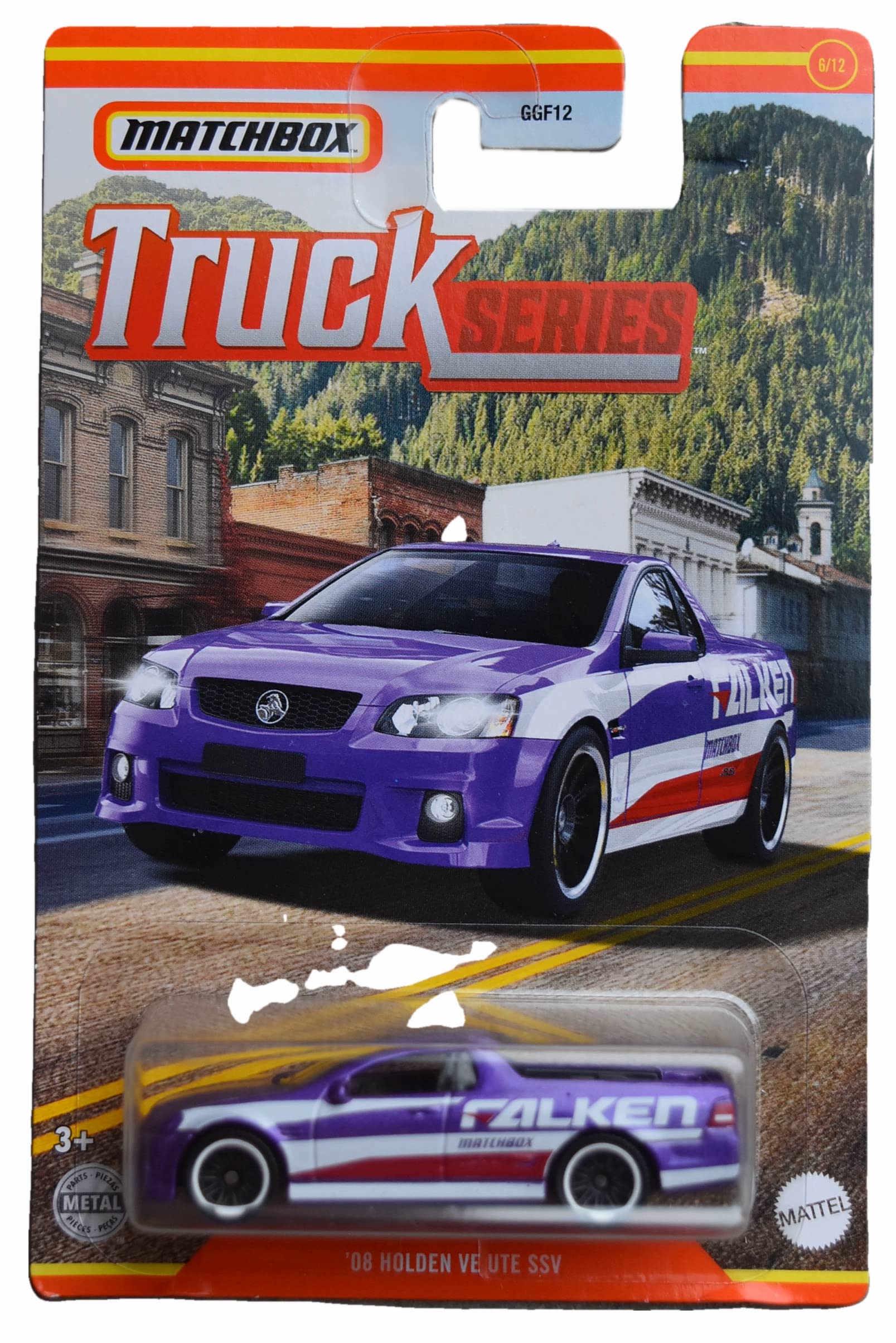 Hot Wheels Matchbox '08 Holden VE UTE SSV Diecast Car Toy - 1:64 Scale Collectible Model Vehicle for Kids & Adults | Perfect for Play, Display, and Racing Scenes