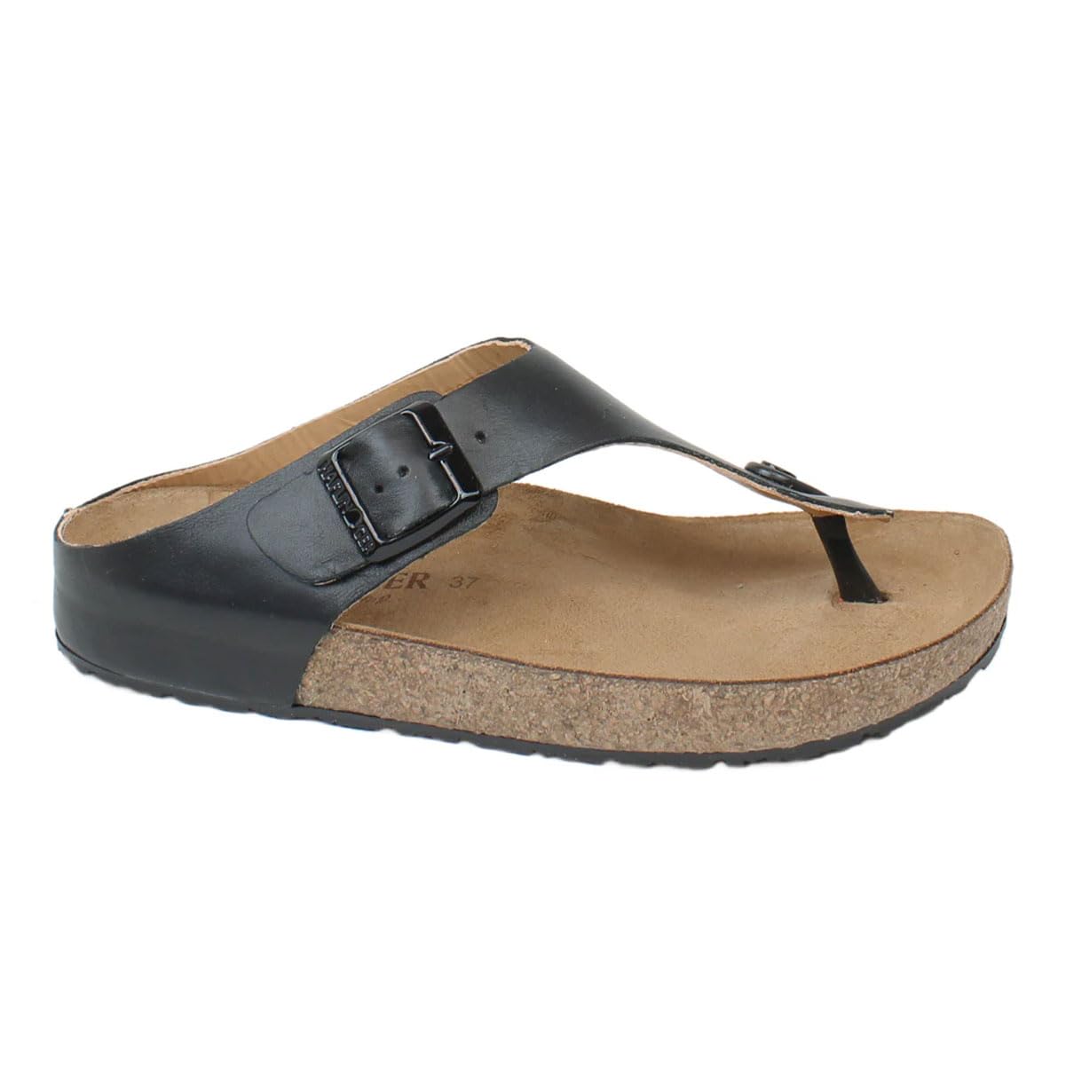 HAFLINGER Women's Memphis White Comfort Sandals - Soft Wool Felt Footbed, Arch Support - Perfect for Summer, Travel & Casual Wear