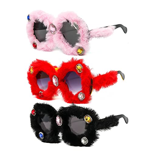 3pcs-black&red&pink