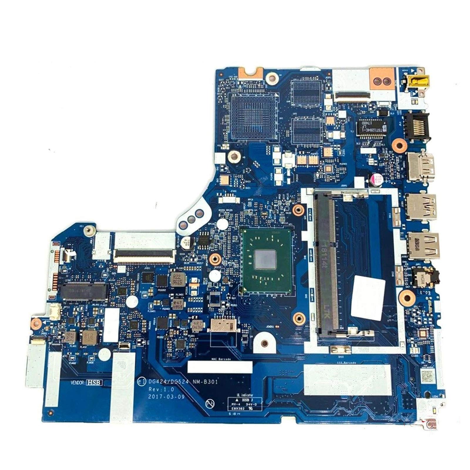 Replacement HXHN Laptop Motherboard NM-B301 for Lenovo IdeaPad 320-15IAP (DG424/DG524) with Intel N3350 CPU - Compatible with Lenovo IdeaPad 320 Series Laptops | Perfect for DIY Repairs & Laptop Upgrades