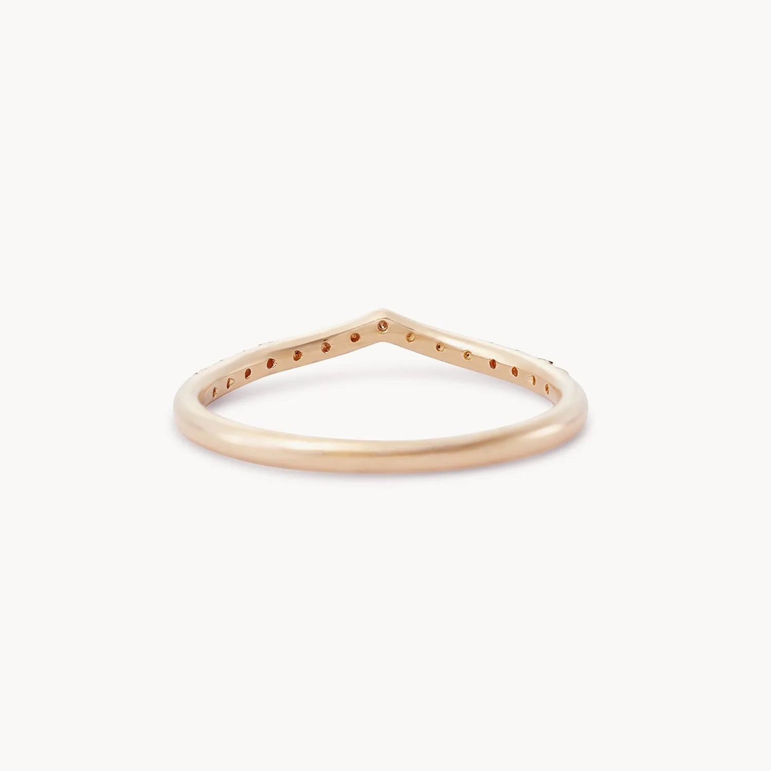 14K Rose Gold Eternity Band with White Diamonds - Elegant Wedding Ring for Women, Perfect for Anniversaries & Special Occasions