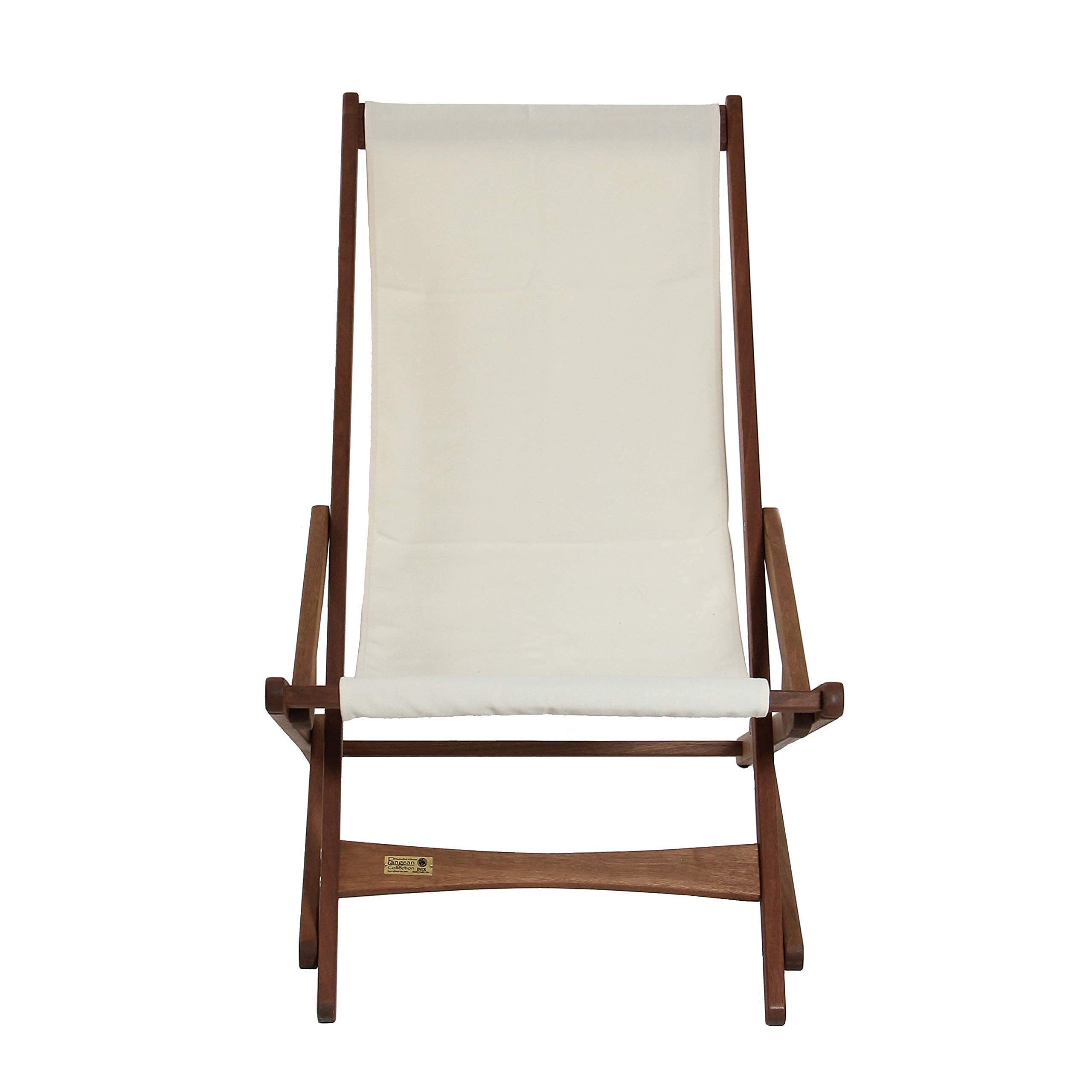 BYER OF MAINE Pangean Tailgate Bundle - Portable Small Folding Table & Comfortable Glider Chair Set in Natural Wood Finish | Perfect for Camping, Picnics, Beach Outings & Outdoor Events