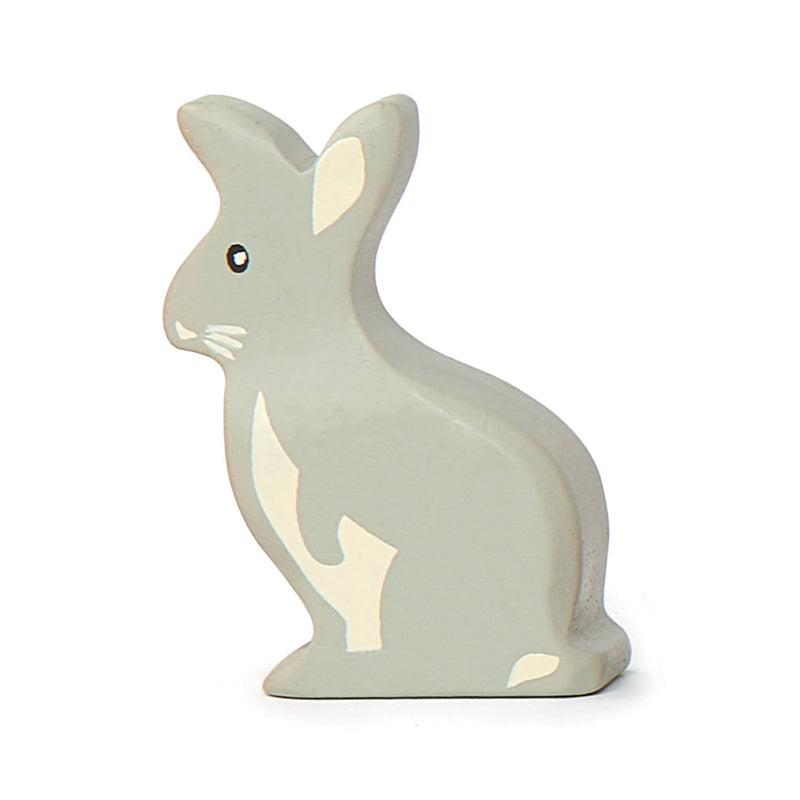 Tender Leaf Wooden Rabbit Toy - Handmade Natural Wood Animal Figurine for Kids, Toddlers & Nursery Decor | Perfect for Easter Gifts, Playroom Decor & Waldorf Learning