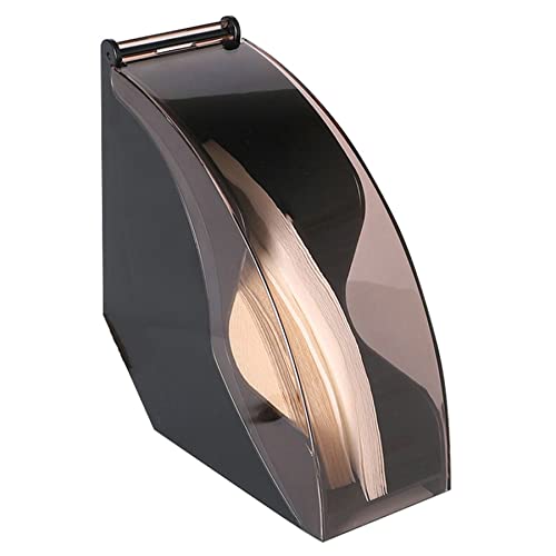 Premium V60 Coffee Filter Paper Holder with Cover - Durable Cone Drip Coffee Storage Rack for Home & Cafe Use - Perfect for Organizing Hario V60 Paper Filters in Kitchen or Coffee Shop