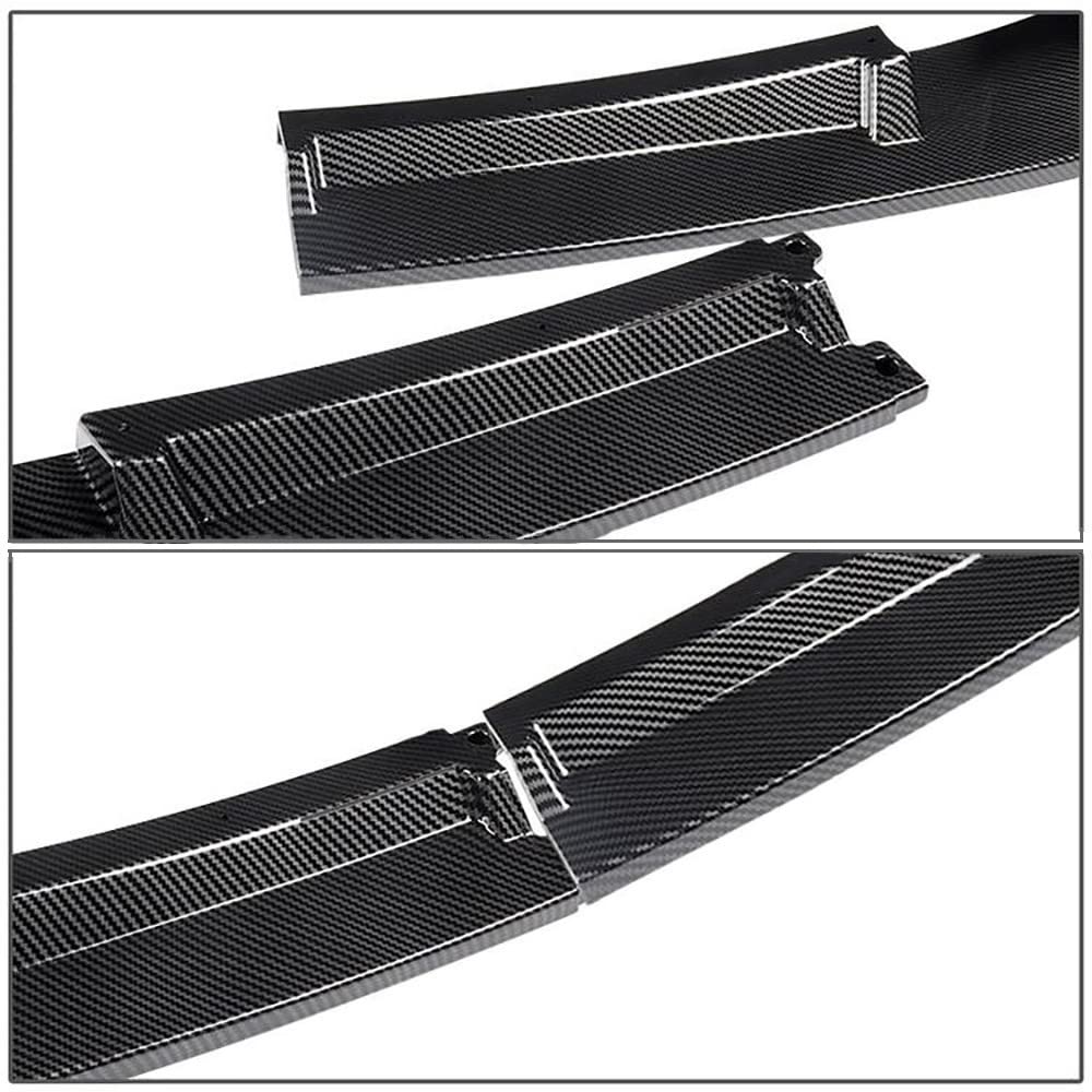 BMW F30 3 Series (2012-2018) Front Bumper Lip Spoiler - 2PCS Carbon Fiber Style Chin Splitter for M Sport | Enhances Aerodynamics & Sporty Look for Street or Track Racing