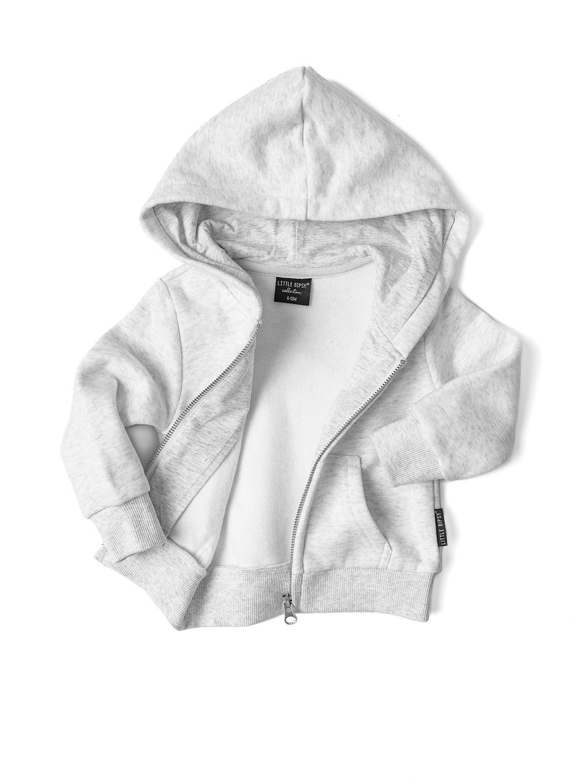 Classic Zip-Up Hoodie for Men & Women - Light Heather Grey Pullover for Casual Wear, Gym, and Outdoor Activities