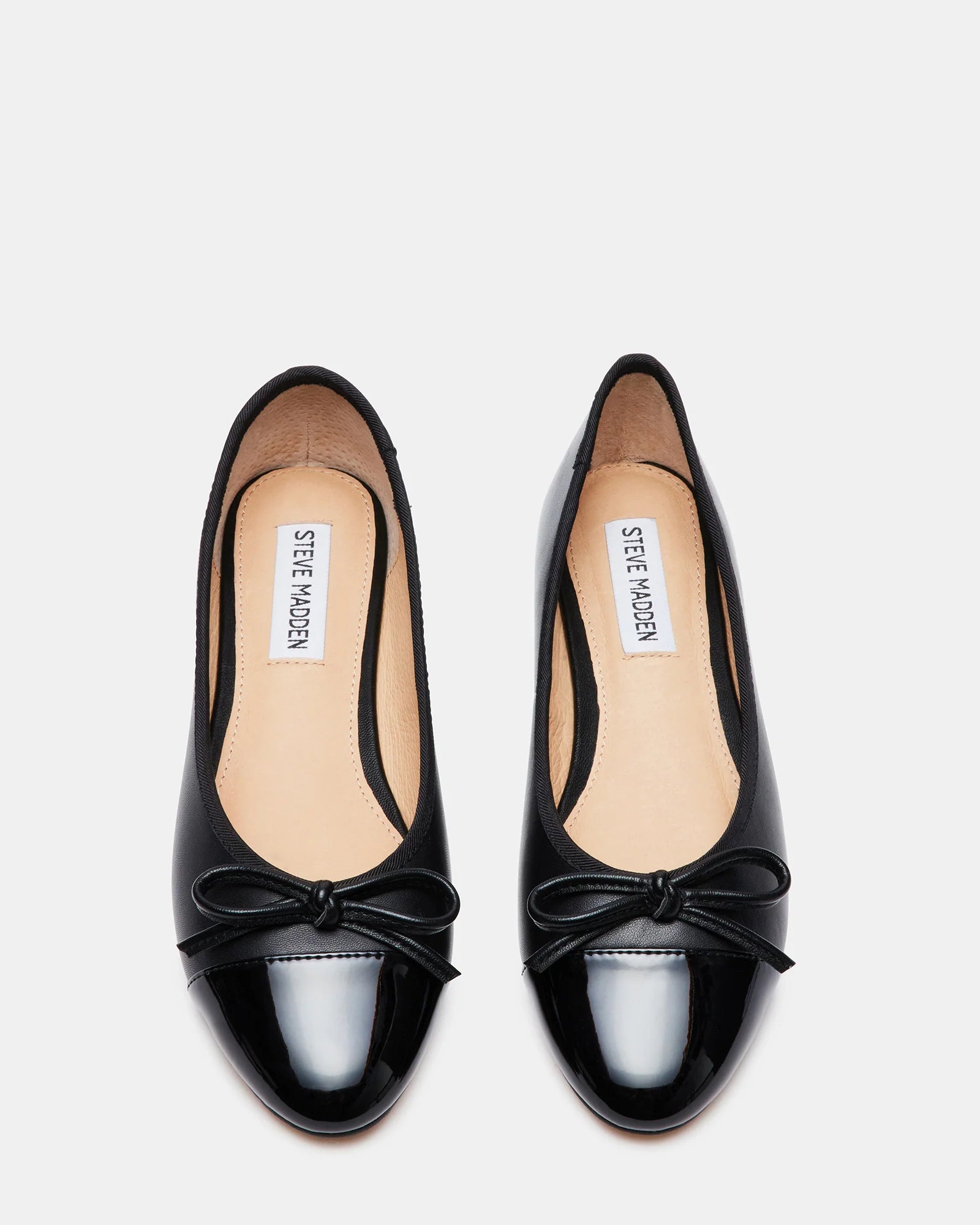 Ellison Women's Black Leather Ballet Flats - Comfortable & Stylish Shoes for Work, Casual & Travel