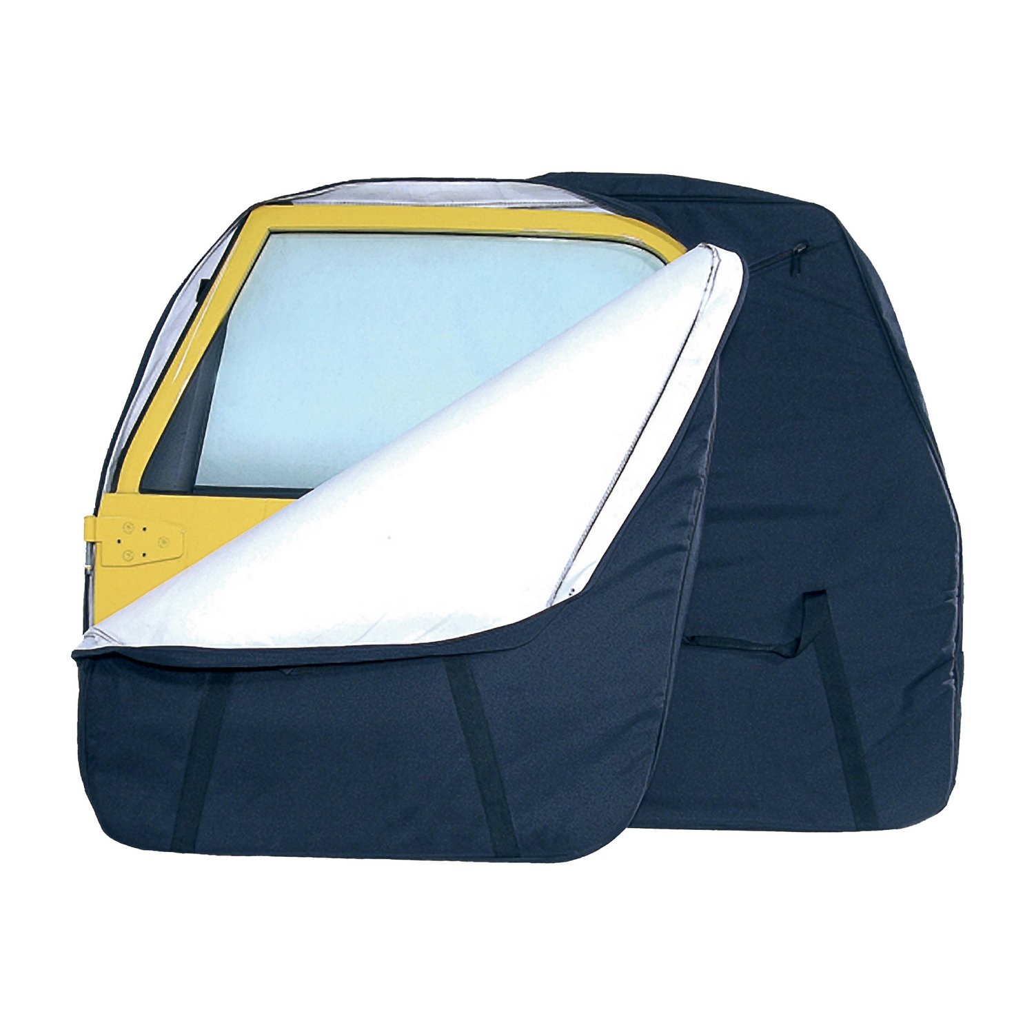 Rugged Ridge Jeep CJ & Wrangler YJ/TJ Door Storage Bag (12108.01) - Fits 1955-2006 Models - Perfect for Off-Roading & Vehicle Storage Organization