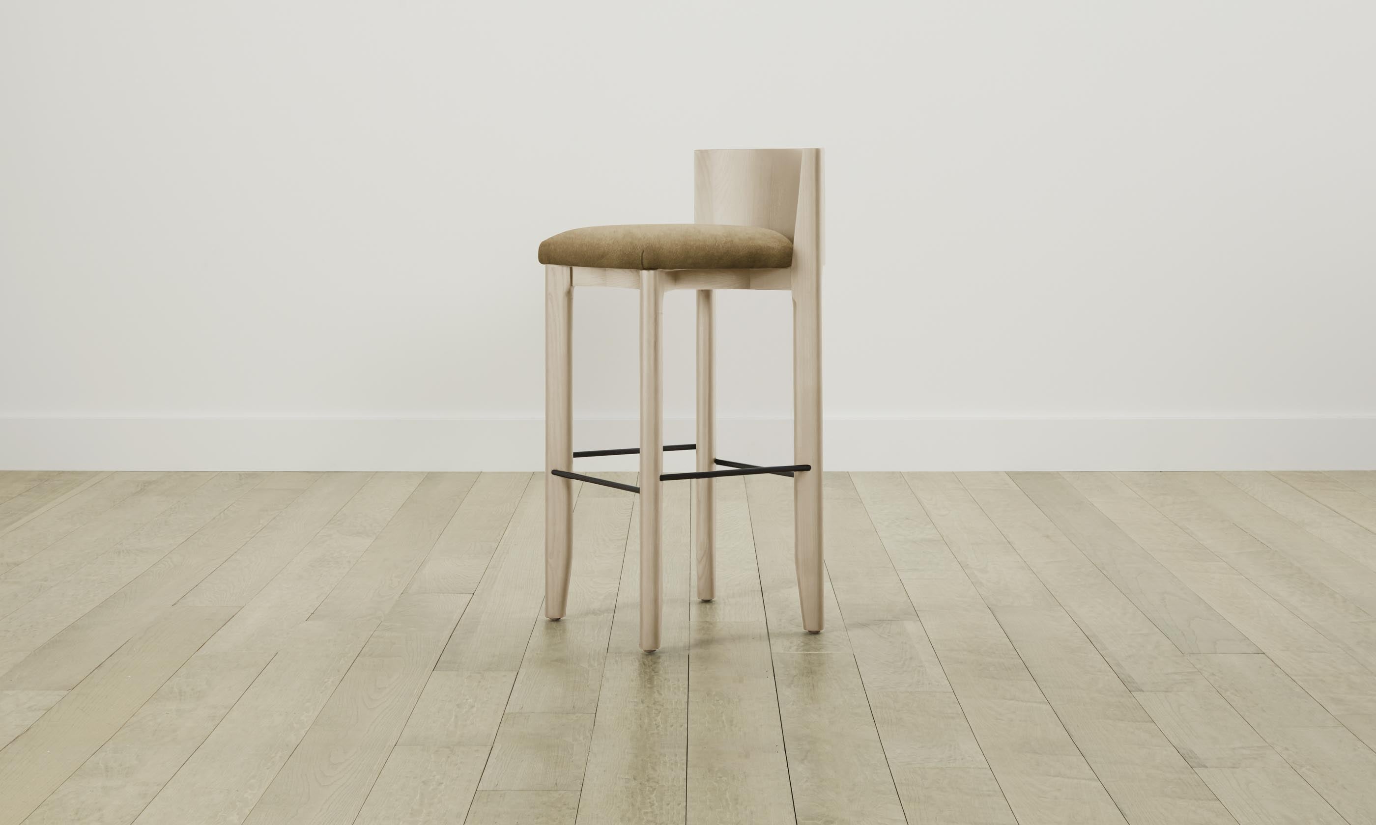 The Delancey Bar & Counter Stool - Performance Velvet Cider Upholstered Bar Stools for Kitchen Island, Breakfast Nook & Home Bar - Comfortable Modern Seating for Dining & Entertaining