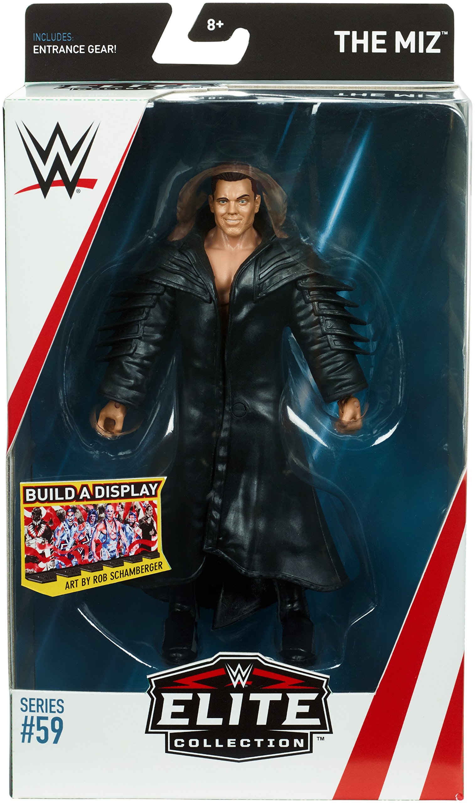 WWE Elite The Miz Action Figure - Collectible Wrestling Toy for Fans, Kids & Adults - Perfect for Display, Play & WWE Memorabilia Collection