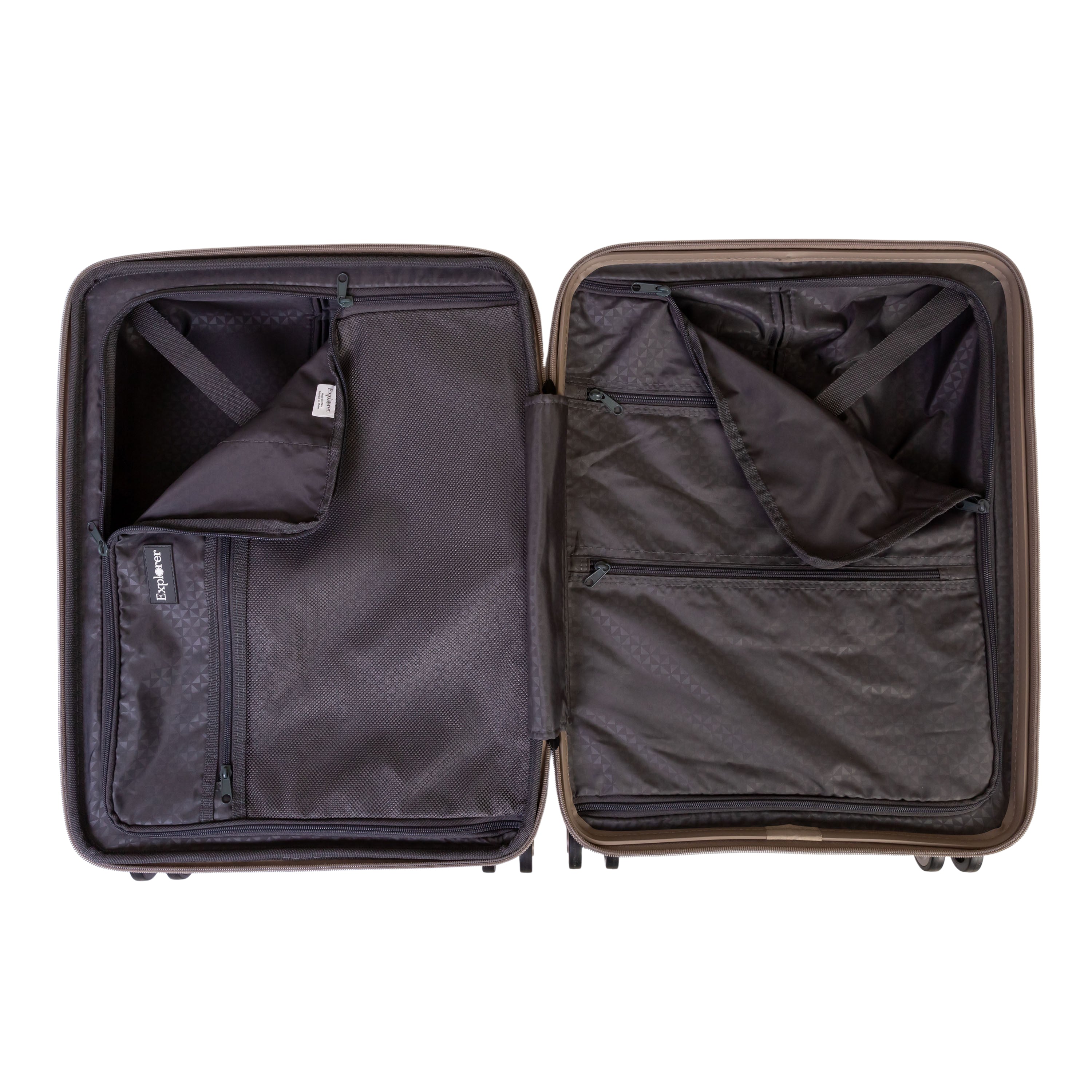 Explorer Breeze Anti-Theft Expandable Carry-On Luggage - Lightweight Travel Suitcase for Airplane, Business Trips & Weekend Getaways