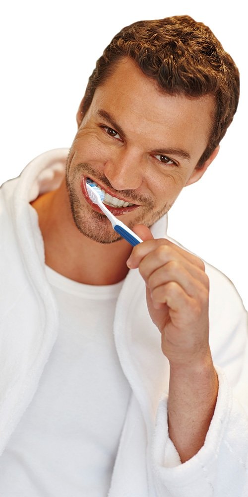 REACH Advanced Design Firm Toothbrushes - 3 Pack (Colors May Vary) - Perfect for Travel, Home & Office Use