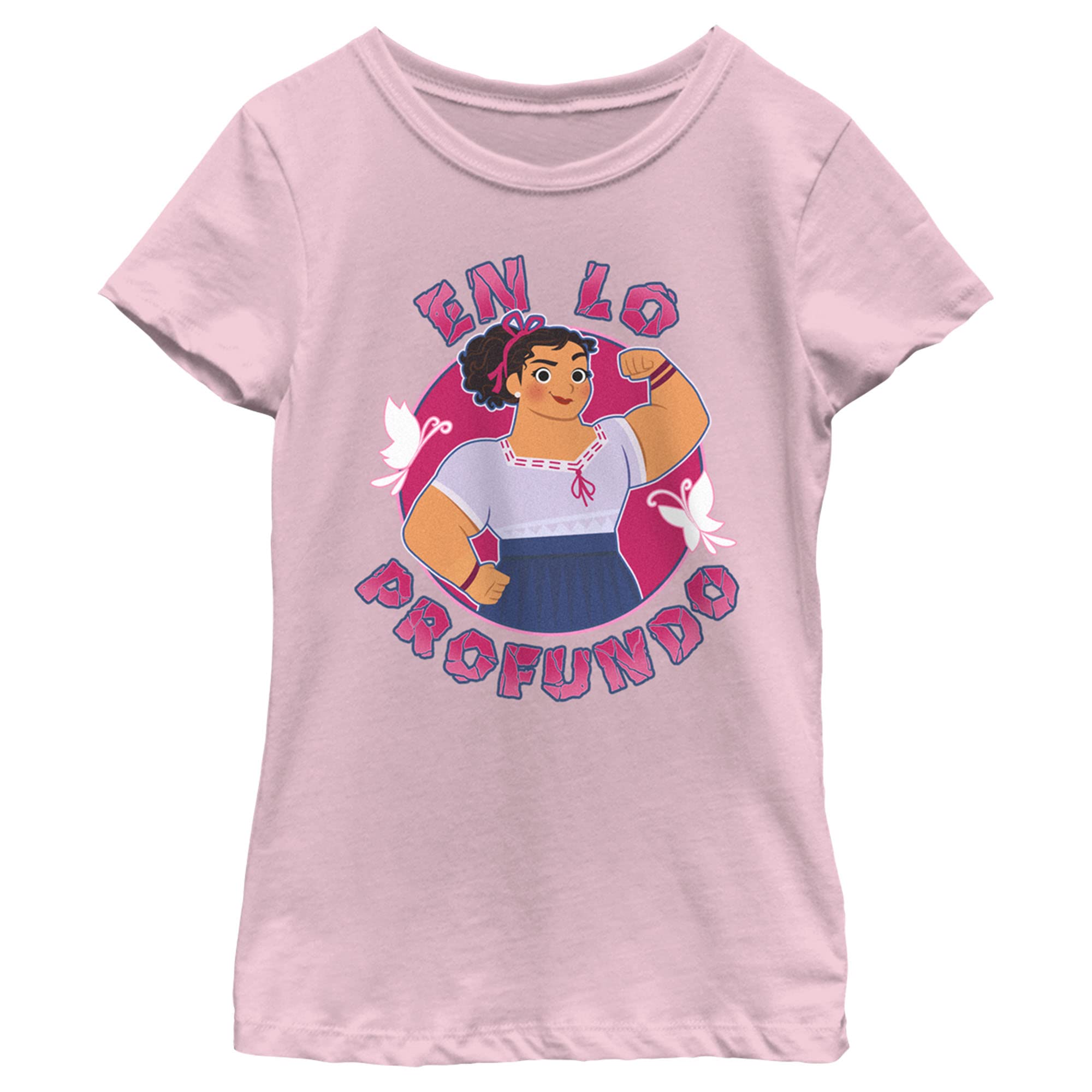Encanto Luisa En Lo Profundo Strong Graphic T-Shirt for Girls | Disney Movie Inspired Casual Tee | Perfect for School, Playdates & Family Outings