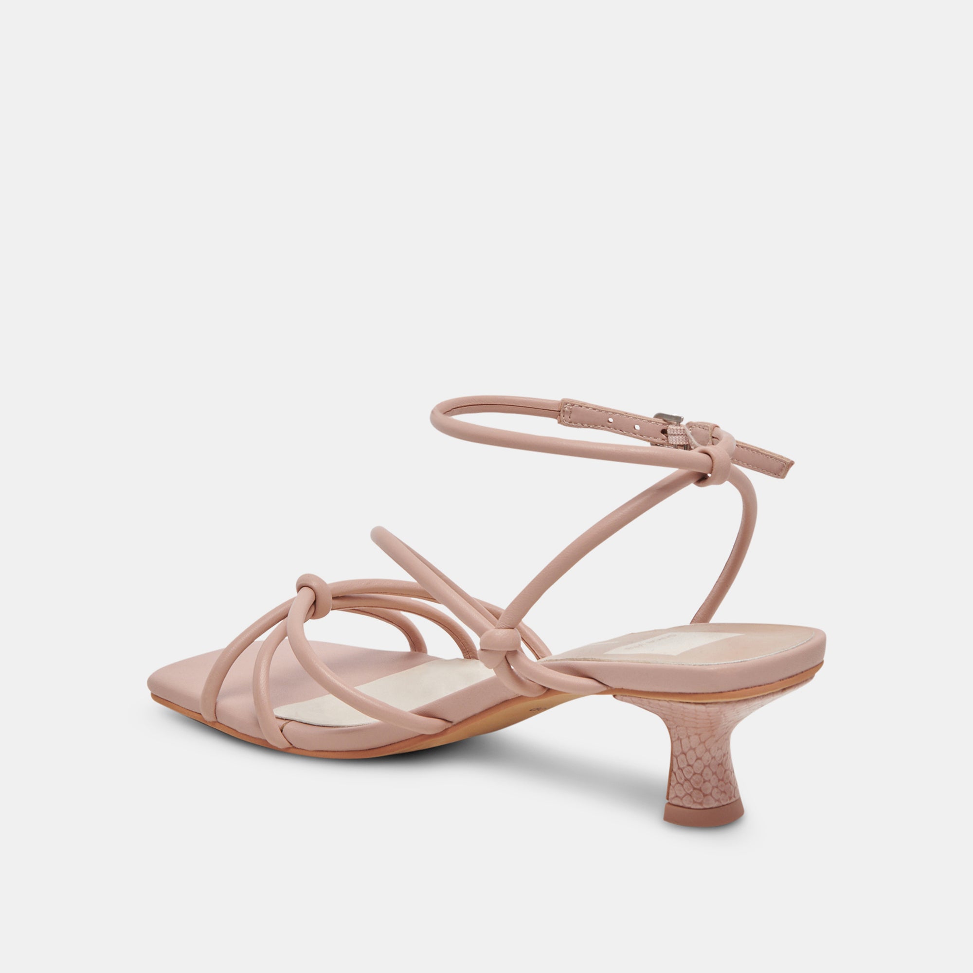BEV HEELS Rose Leather Women's High Heels - Elegant & Comfortable Dress Shoes for Parties, Weddings & Special Occasions