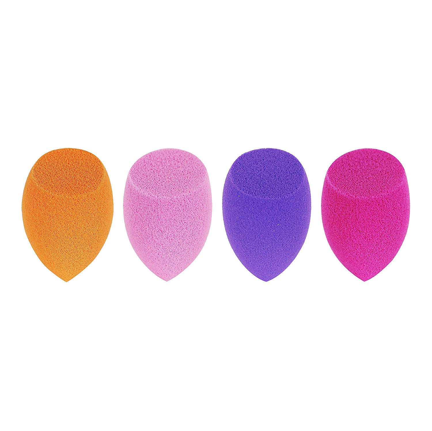 REAL TECHNIQUES Mini Miracle Complexion Sponge Set of 4 - Latex-Free Makeup Blender for Flawless Foundation & Concealer Application | Perfect for Travel, Everyday Makeup & Professional Use