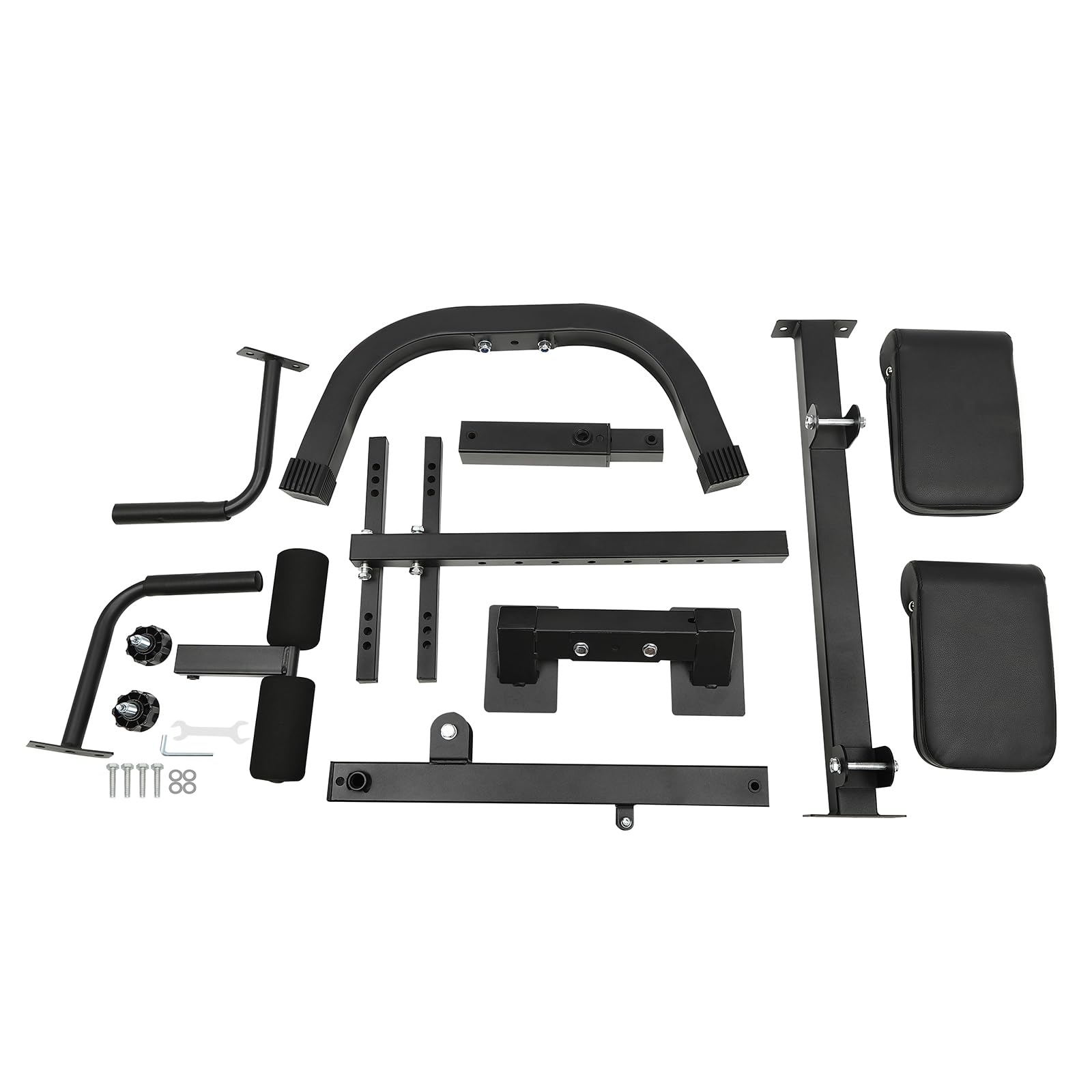 Adjustable Back Extension Roman Chair - Foldable Multi-Functional Ab & Core Strength Training Bench for Home Gym | Perfect for Back Pain Relief, Posture Correction & Full-Body Workouts