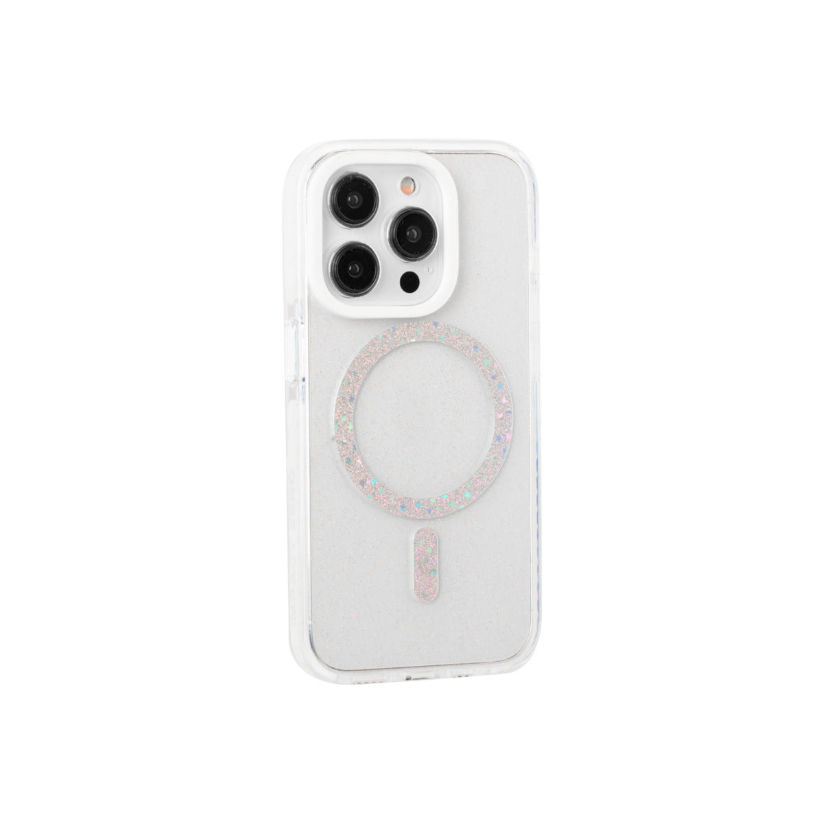 Impact Zero® Galaxy Clear/Glitter Case for Apple iPhone 15 Pro - Slim Protective Phone Cover with Shock Absorption | Perfect for Everyday Use, Travel & Outdoor Activities
