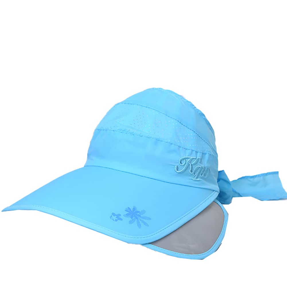 Adjustable Summer Sun Visor Hat for Golf, Tennis & Running - Retractable Brim UV Protection Cap for Outdoor Sports & Active Lifestyle