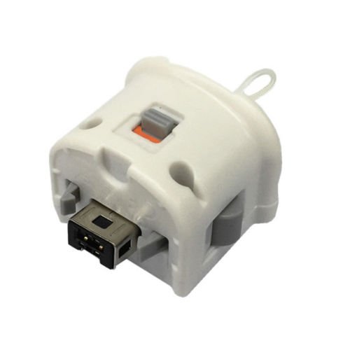 Original Wii MotionPlus Adapter for Nintendo Wii Remote Controller - White - Enhance Gaming Accuracy for Sports & Action Games