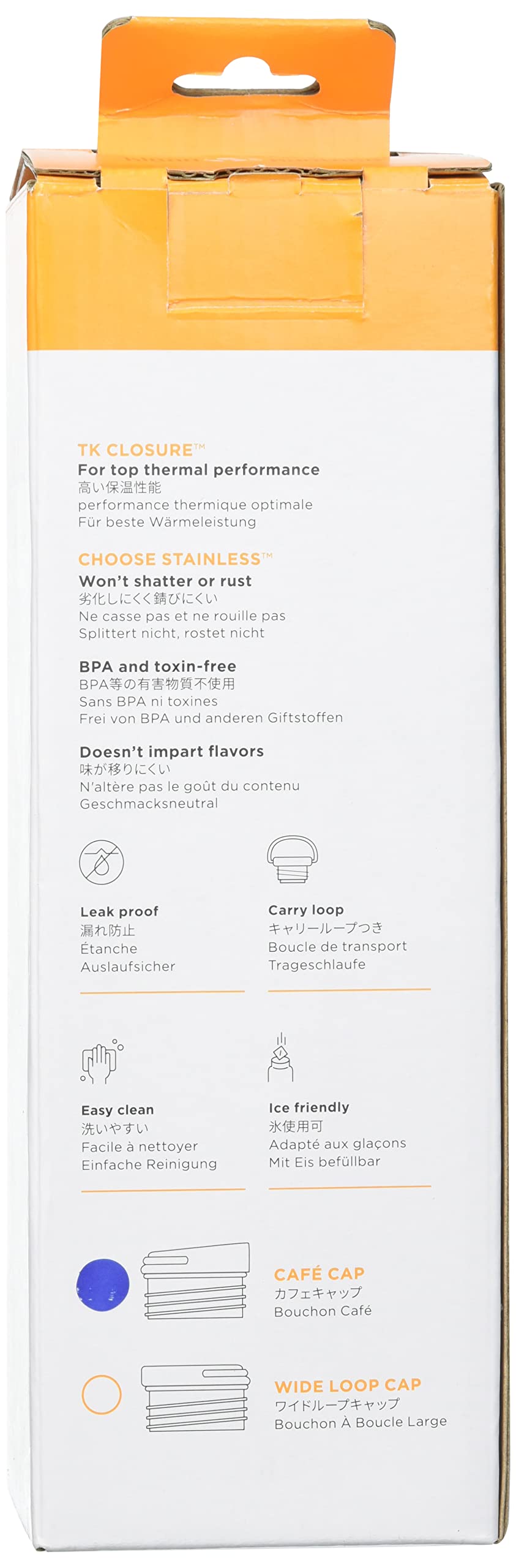 Klean Kanteen TKwide Vacuum Insulated Stainless Steel Water Bottle - 20oz, 32oz, 40oz Sizes - BPA-Free, Leakproof, Keeps Drinks Hot/Cold for 24 Hours - Perfect for Hiking, Gym, Office & Outdoor Activities