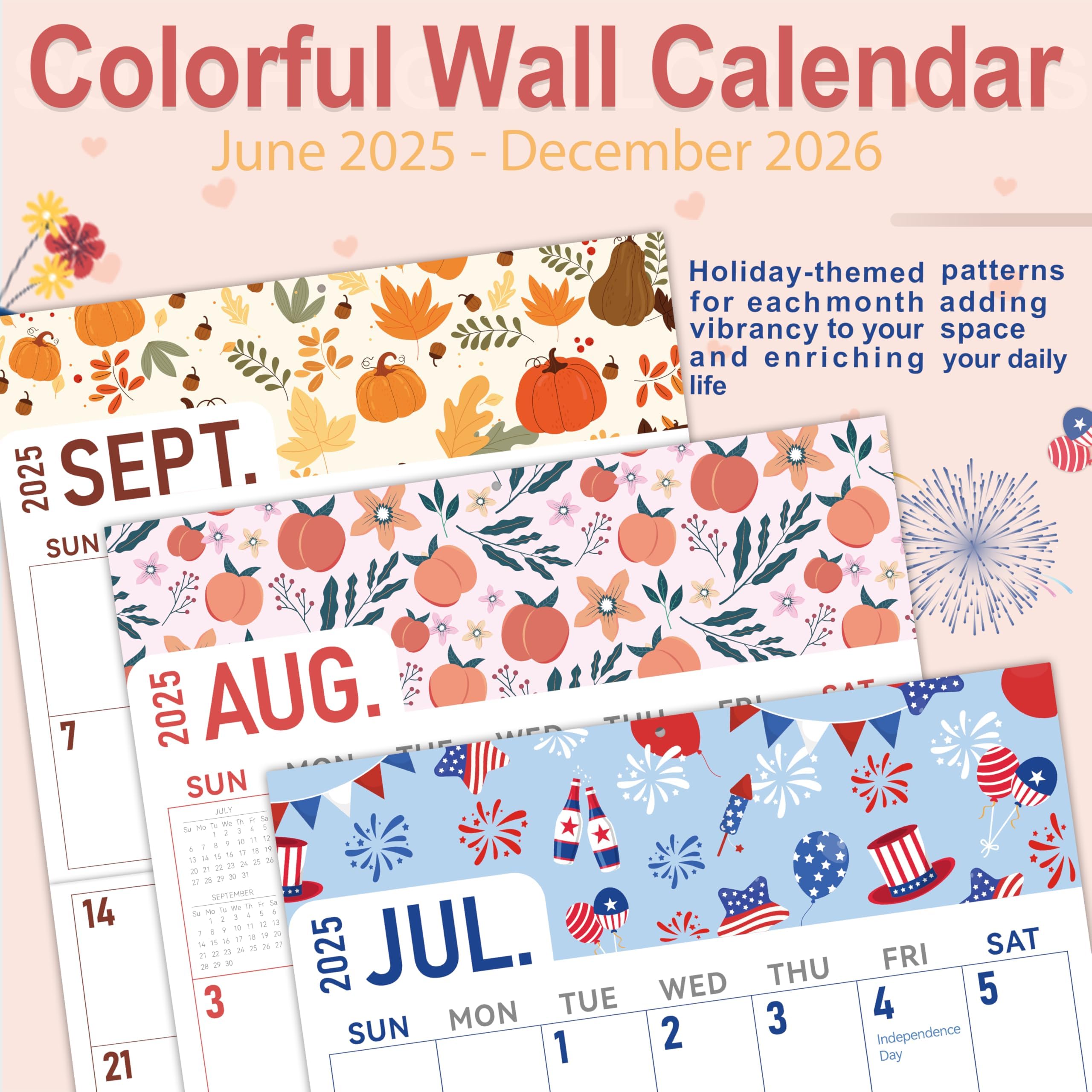 GuassLee 2025-2026 Large Wall Calendar | 23