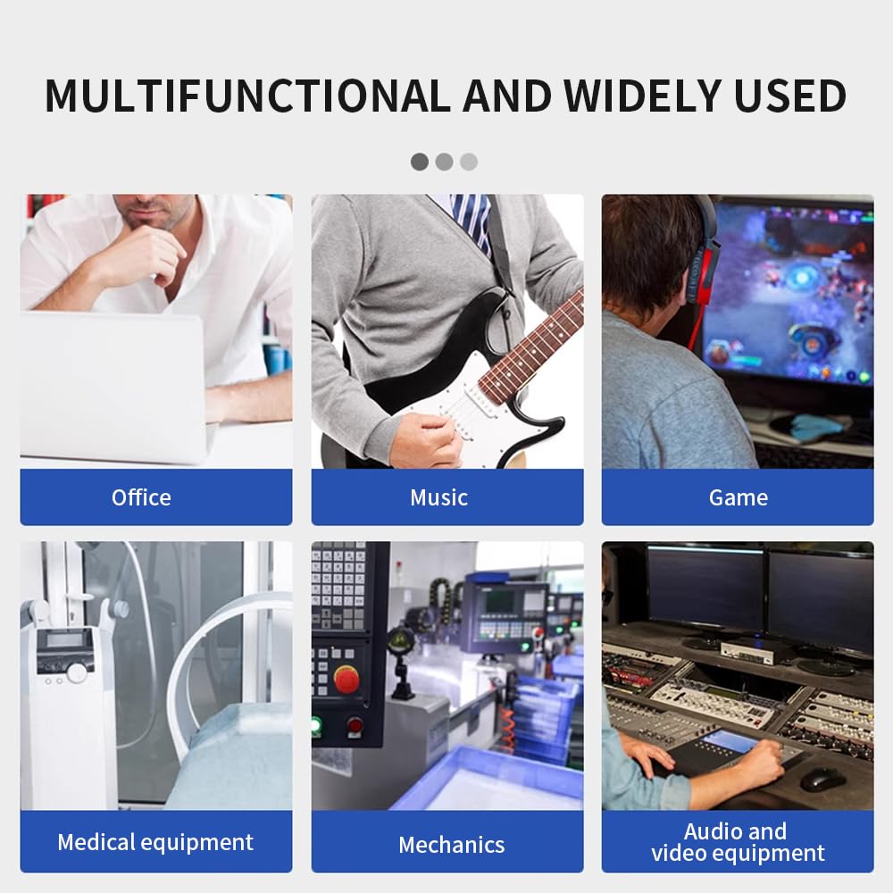 Upgraded USB Single Foot Pedal with One-Key Programmable Computer Keyboard | 5 Custom Functions & Photoelectric Switch | Perfect for Gaming, Transcription, Video Editing & Hands-Free Computing