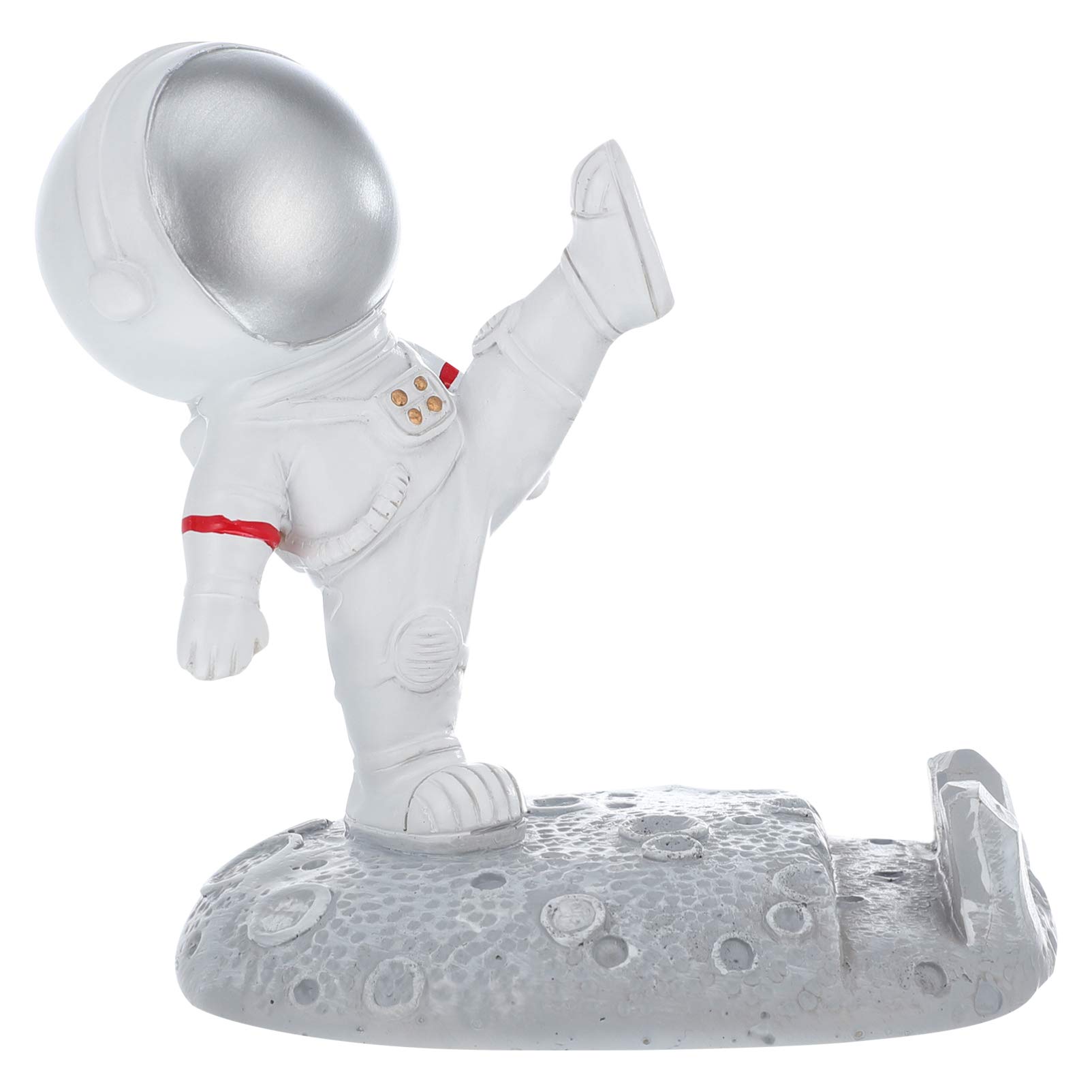1PC Creative Astronaut Phone Stand Holder - Practical Phone & Tablet Bracket - Decorative Mobile Phone Rack for Desk, Office, Home, Gift (Adorable Space-Themed Design)