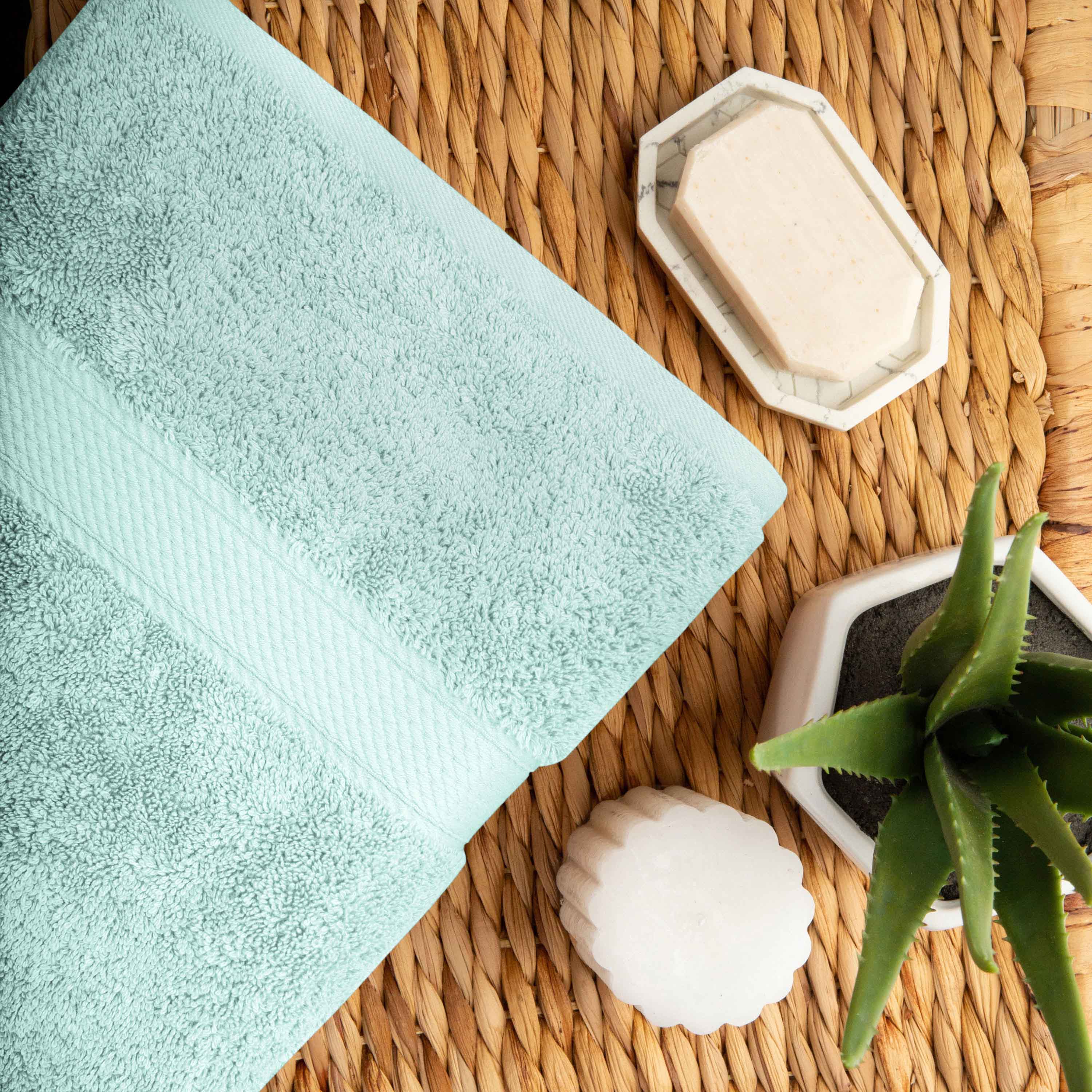 Premium 8-Piece Egyptian Cotton Towel Set - Ultra Soft, Heavyweight & Plush for Bath, Spa & Luxury Home Decor