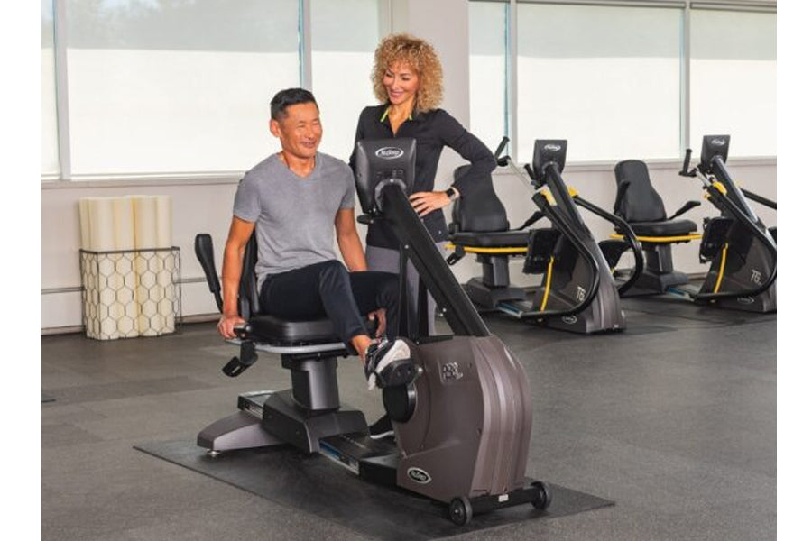 NuStep RB8PRO Recumbent Exercise Bike for Home Gym - Low Impact Cardio Workout Machine for Seniors & Physical Therapy - Perfect for Rehabilitation & Fitness Training