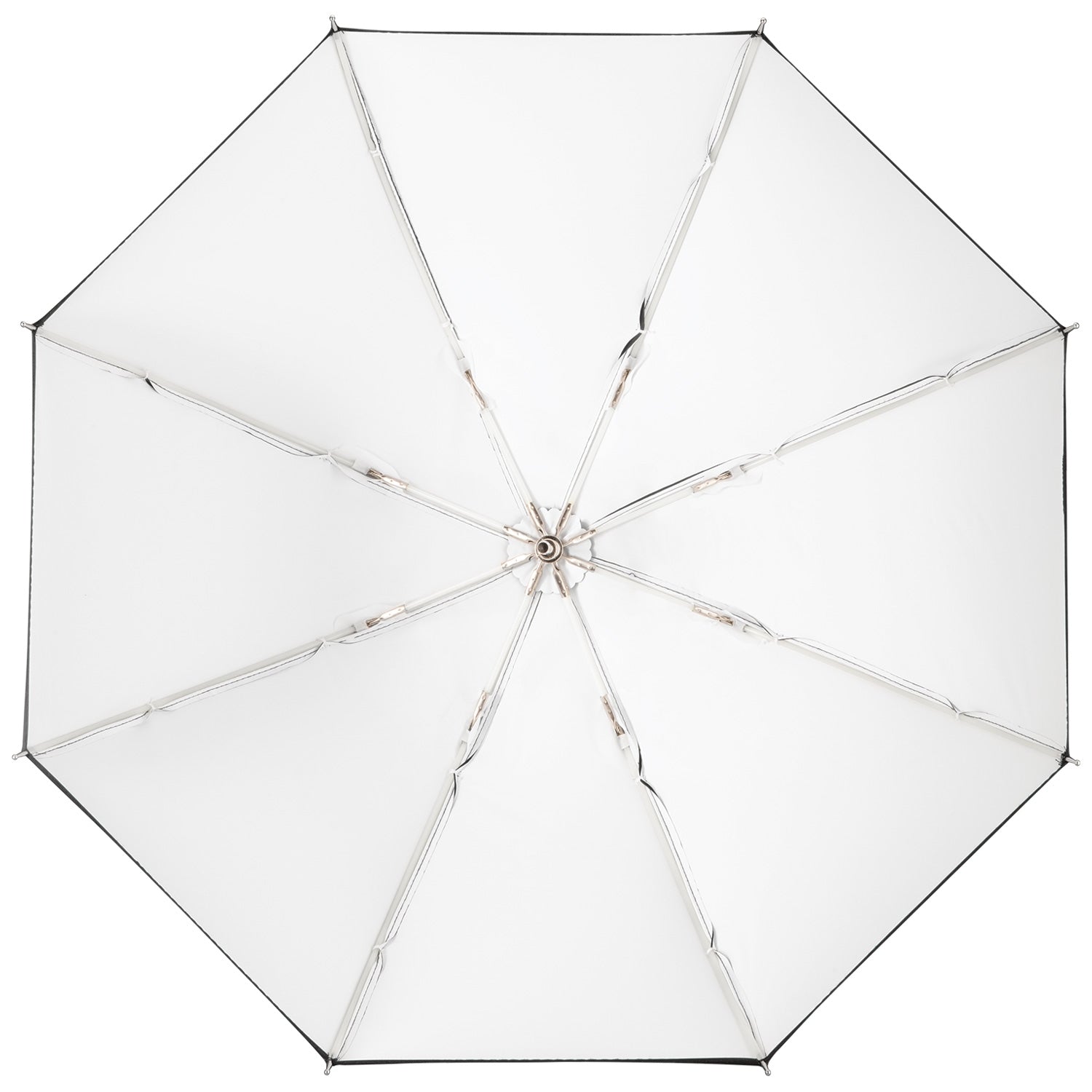 Premium Deep Umbrella - White Bounce (24 Pack) for Outdoor Events, Beach, and Patio Use