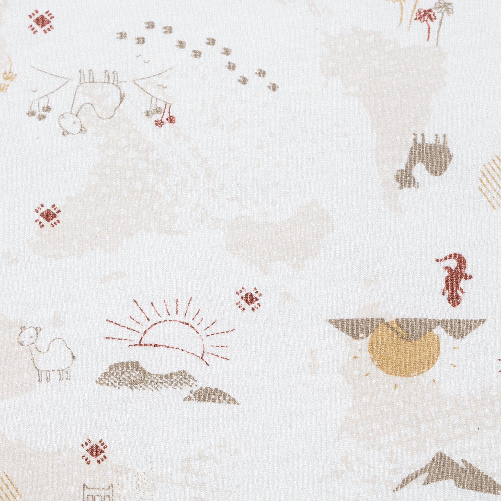 Organic Bamboo Baby Sleeper - Soft & Breathable for Newborns & Infants - Perfect for Nursery, Daycare & Travel - Desert Design