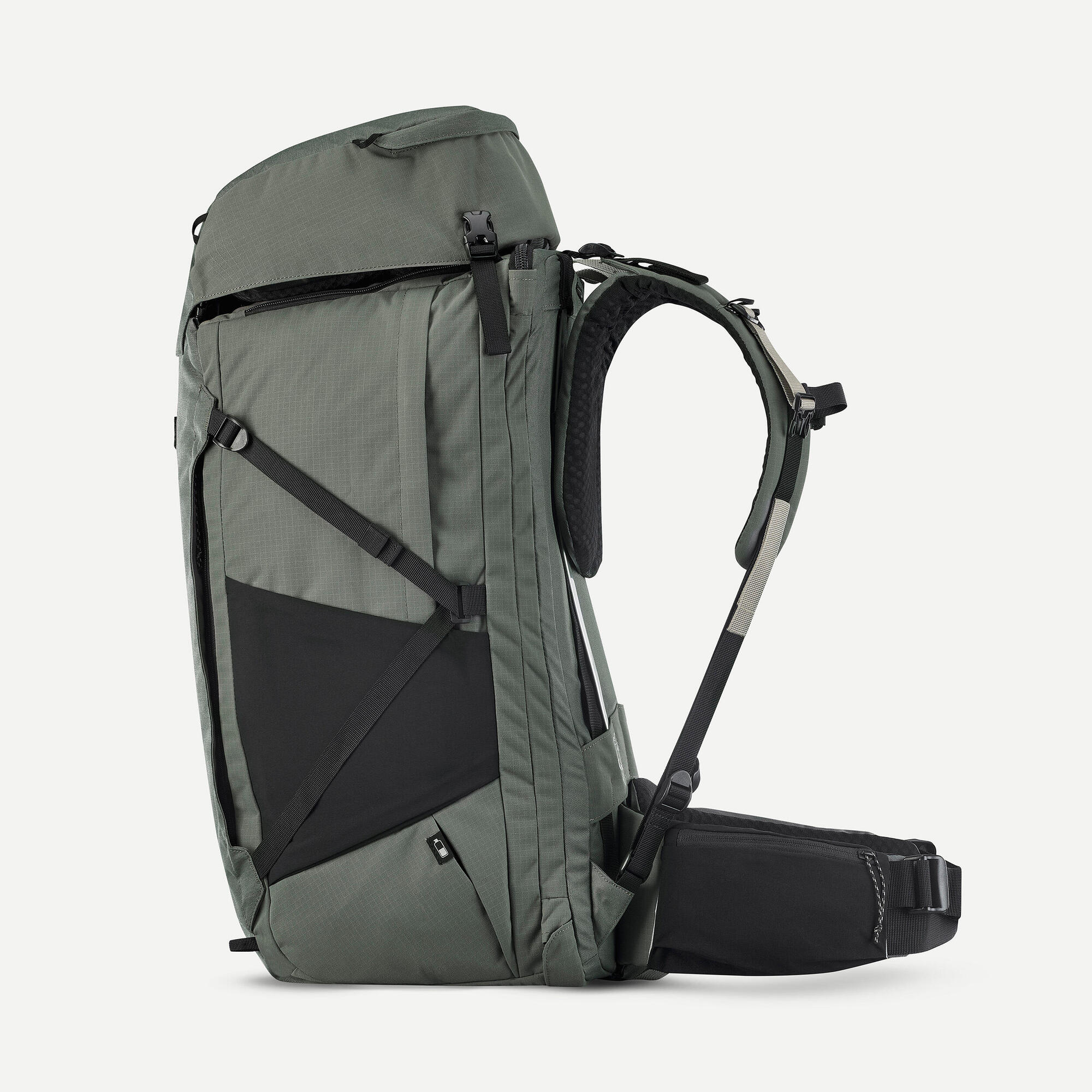 Forclaz Men's Travel 900 70+6L Hiking Backpack - Lightweight Waterproof Camping Backpack for Outdoor Adventures & Travel