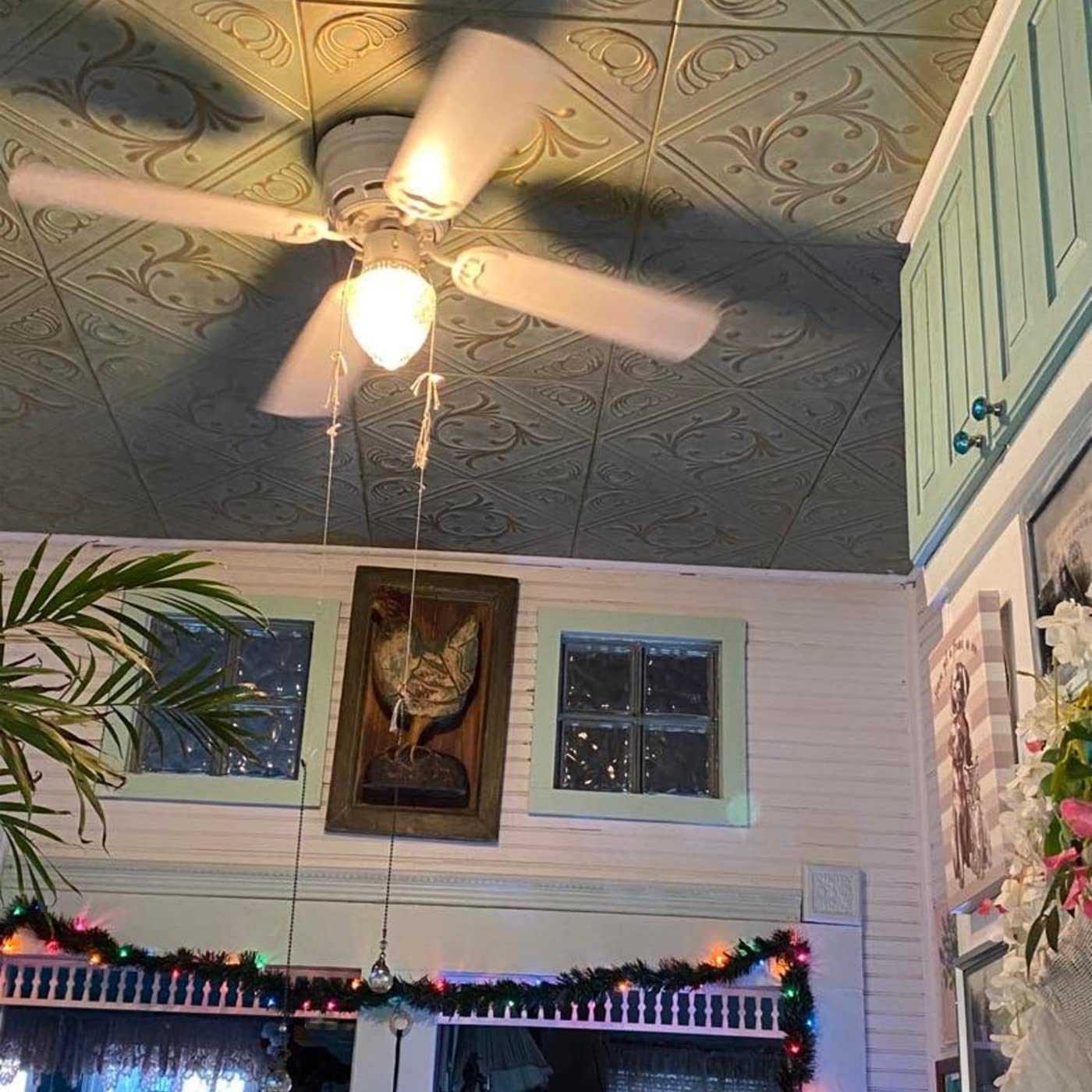 Premium Diamond Wreath Foam Ceiling Tiles - 12